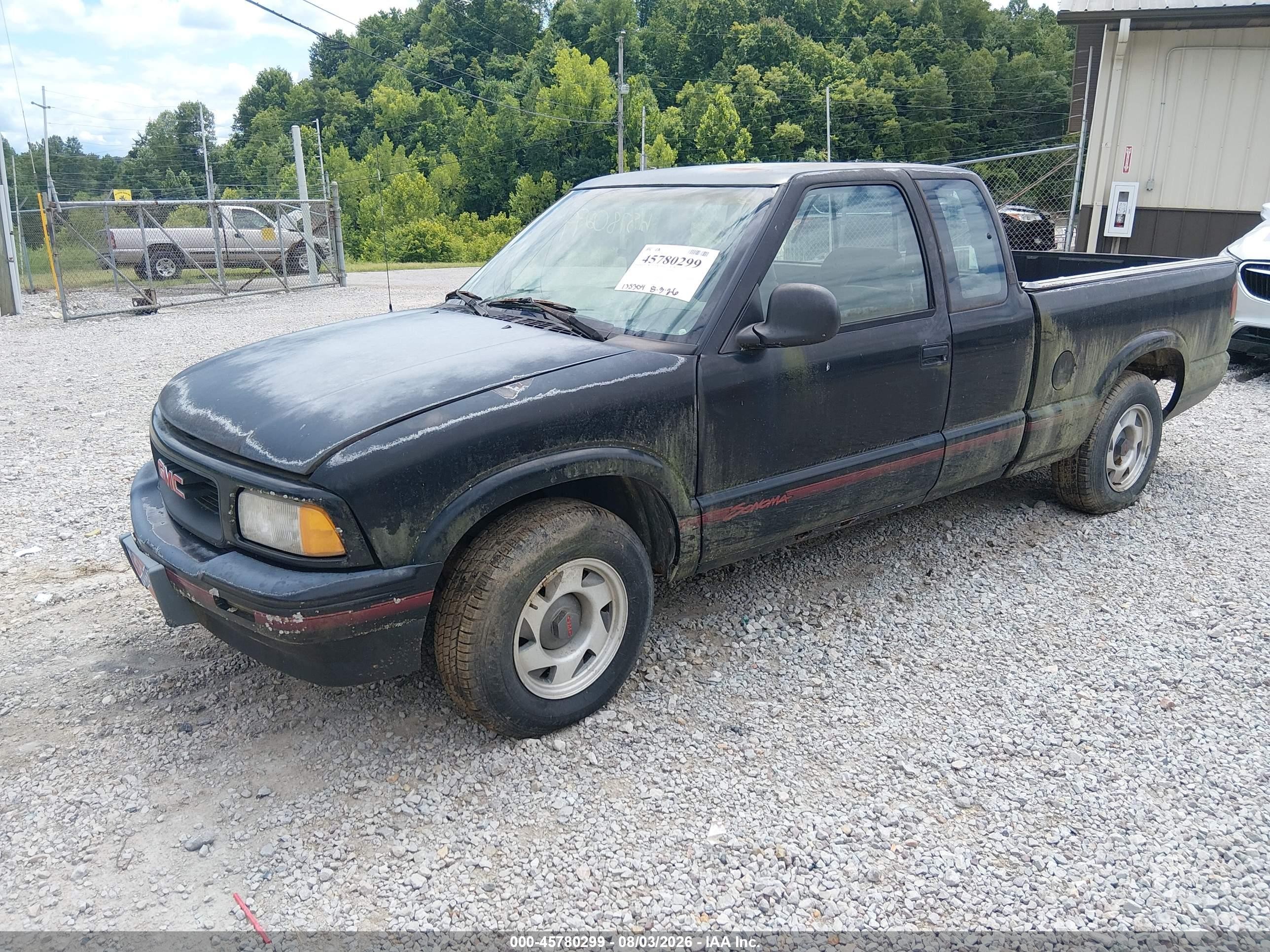 1995 Gmc Sonoma   Black vin: 1GTCS1943S8519938