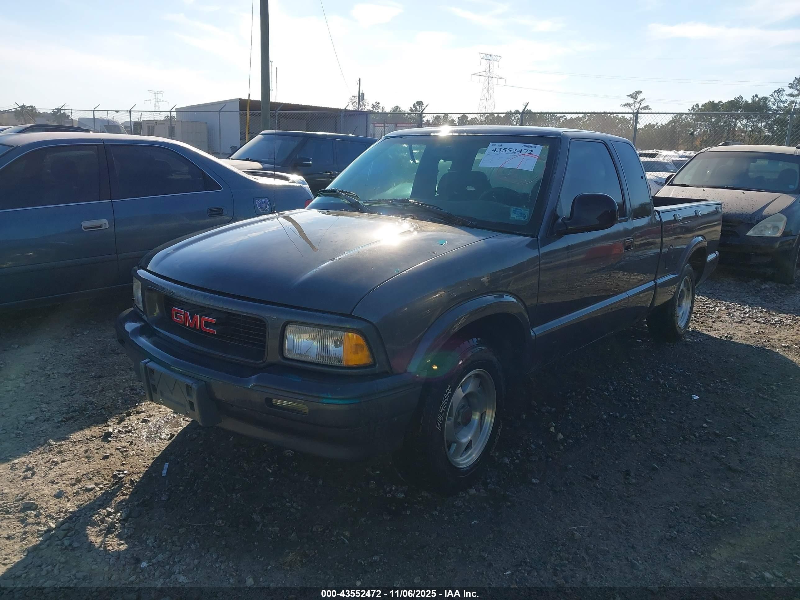1996 Gmc Sonoma   Gray vin: 1GTCS1943T8508309
