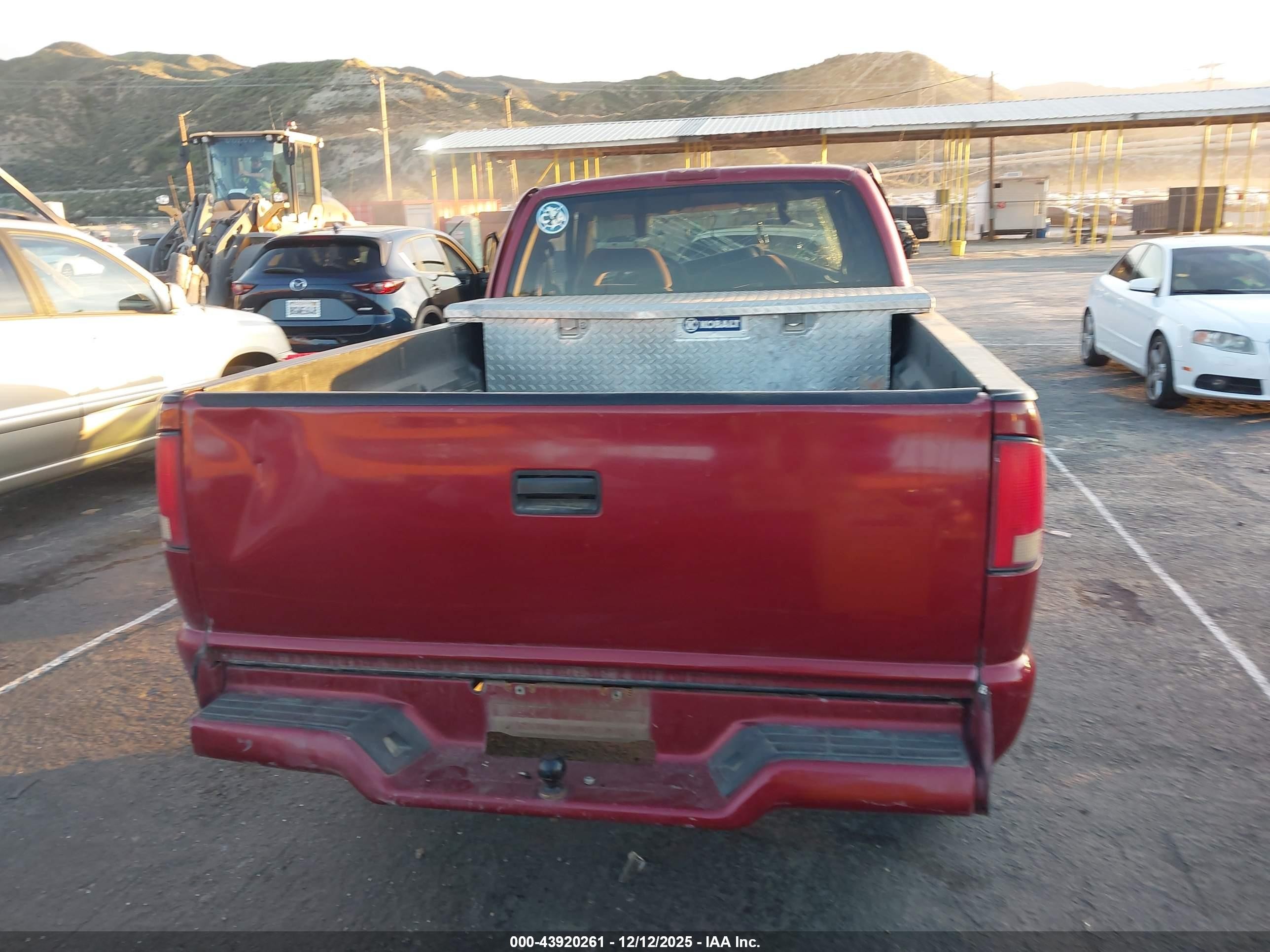 1996 Gmc Sonoma   Red vin: 1GTCS1944T8527354