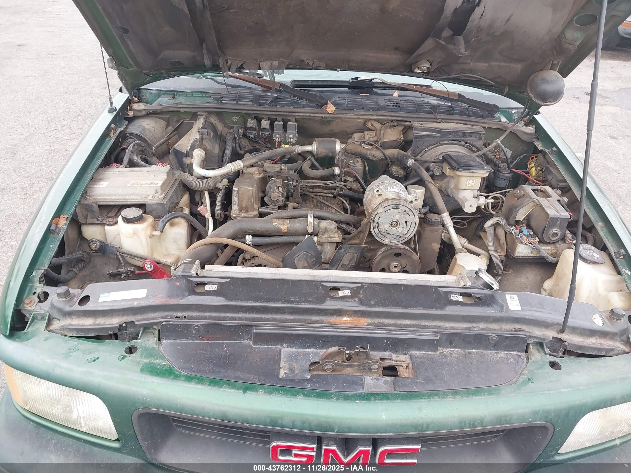 1996 Gmc Sonoma   Green vin: 1GTCS1945TK524014
