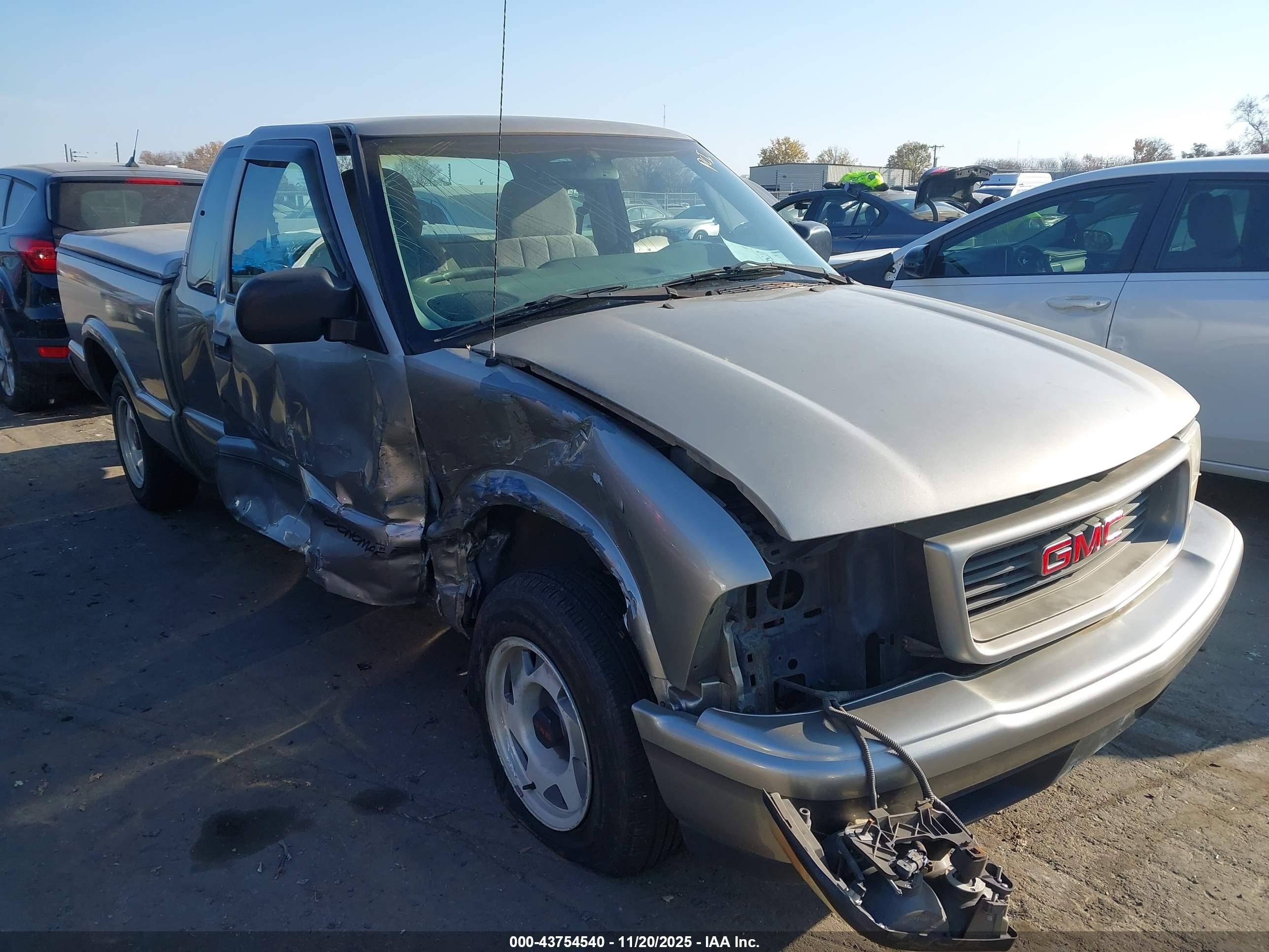 1999 Gmc Sonoma Sls Gray vin: 1GTCS1945XK520163
