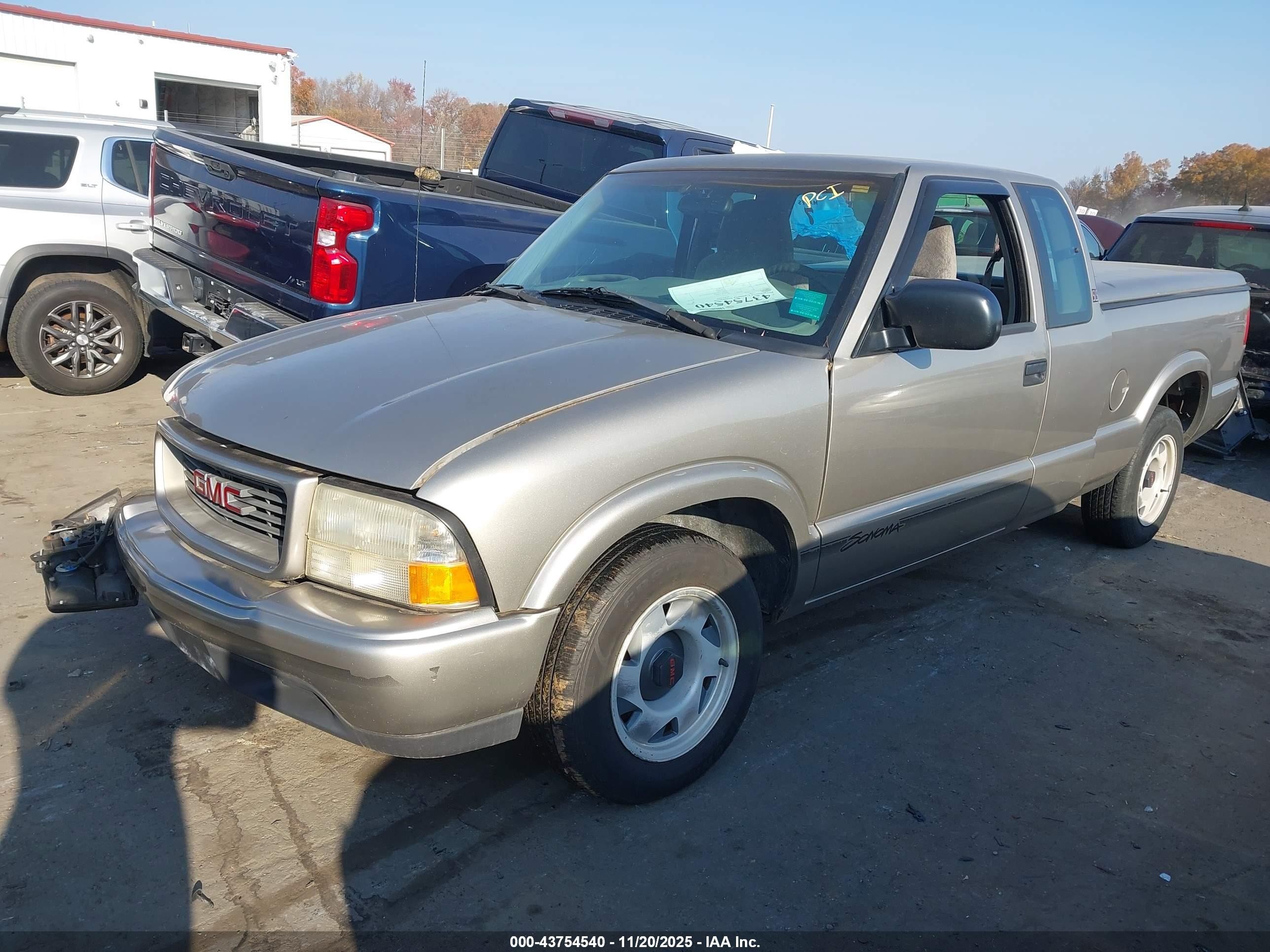 1999 Gmc Sonoma Sls Gray vin: 1GTCS1945XK520163