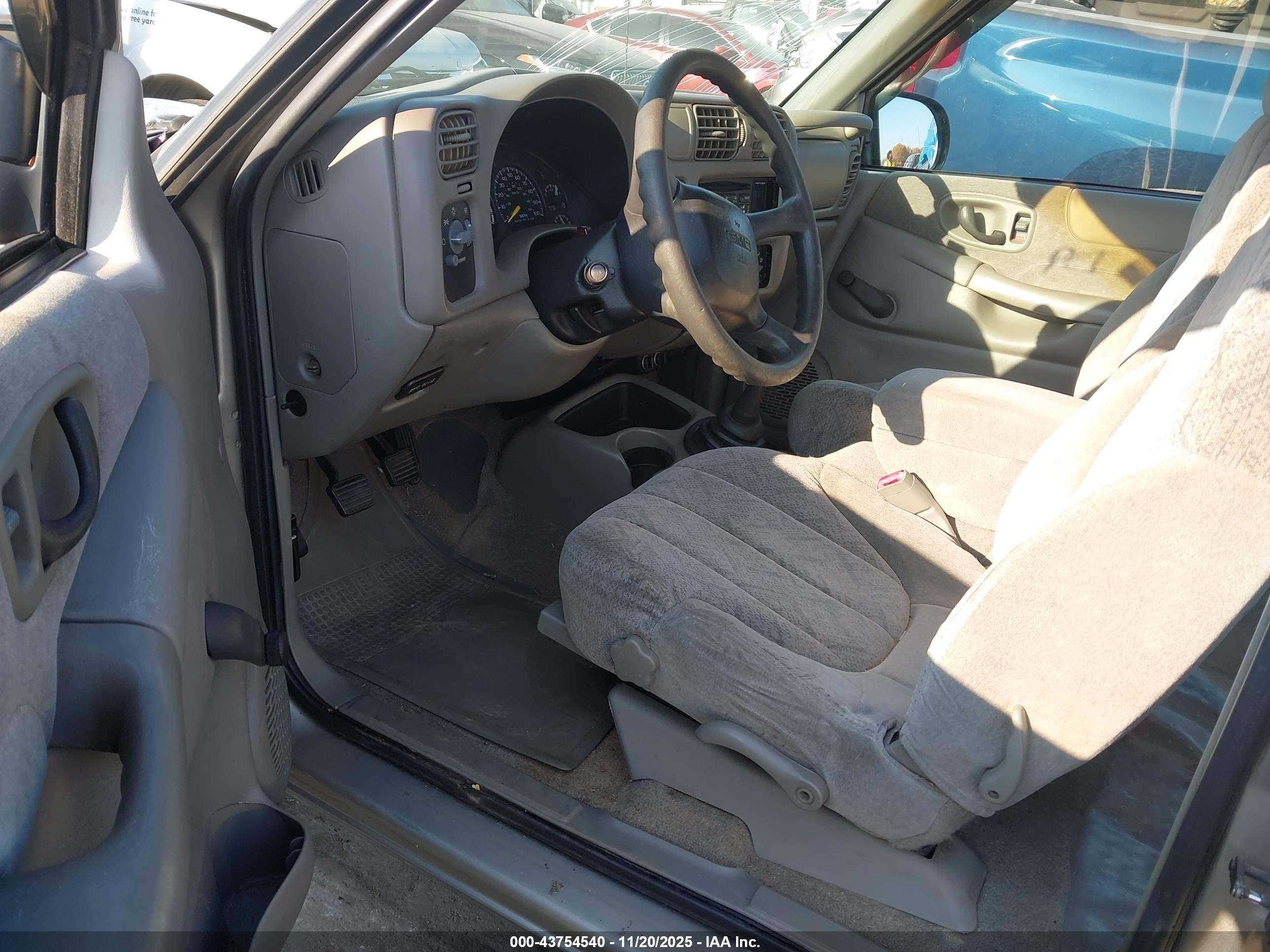 1999 Gmc Sonoma Sls Gray vin: 1GTCS1945XK520163