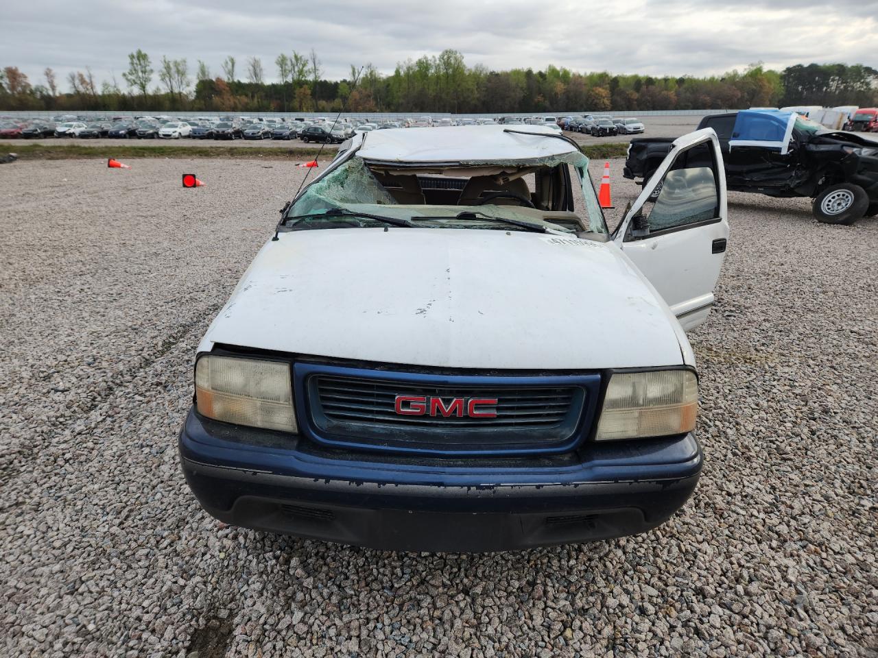 1997 Gmc Sonoma White vin: 1GTCS1948VK506836