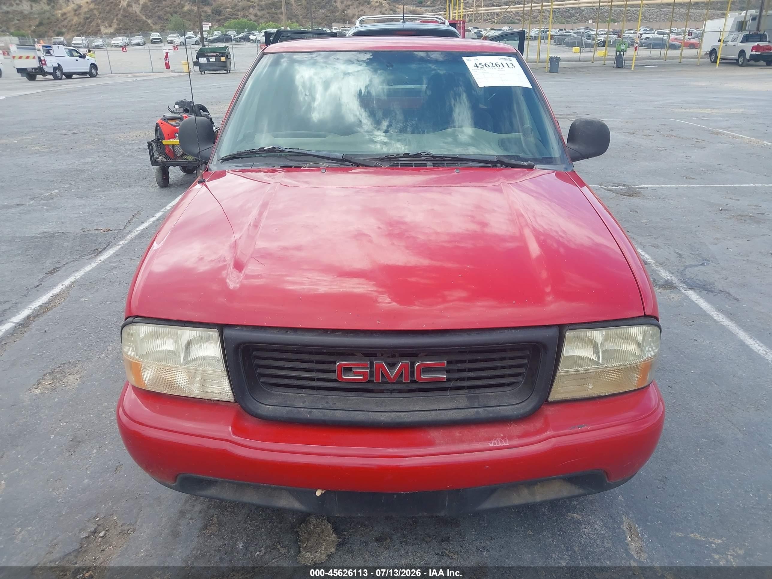 1998 Gmc Sonoma Sls White vin: 1GTCS1949W8536667