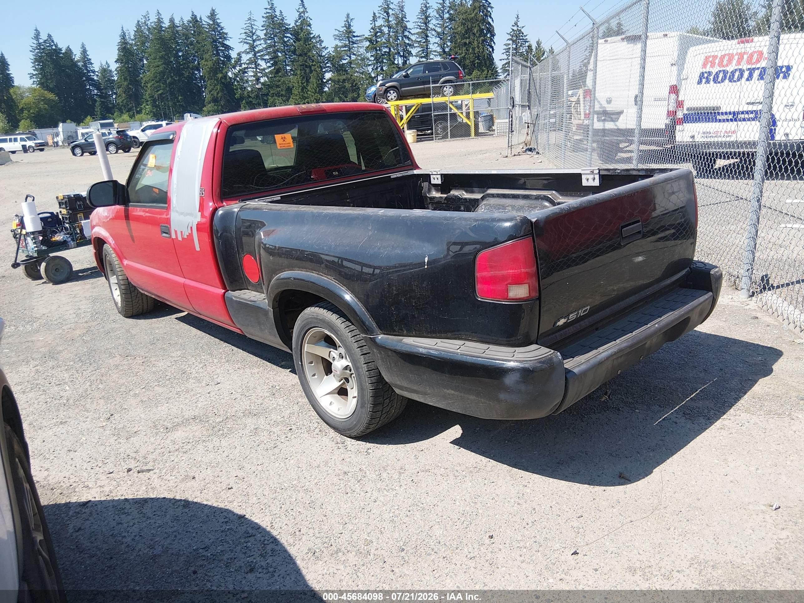 2001 Gmc Sonoma Sls Red vin: 1GTCS195118178580