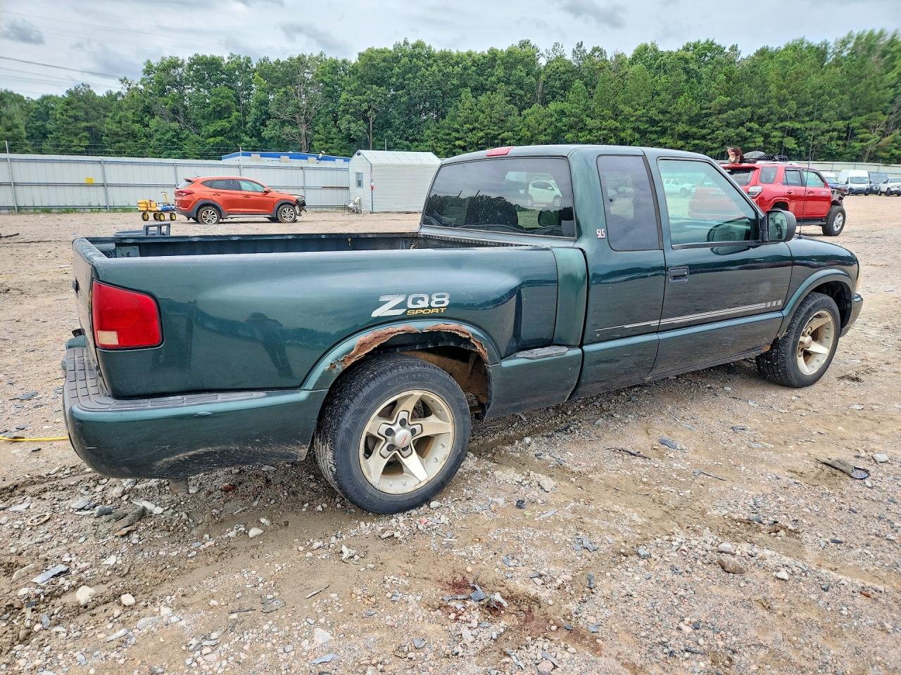 2001 Gmc Sonoma Green vin: 1GTCS195618242399