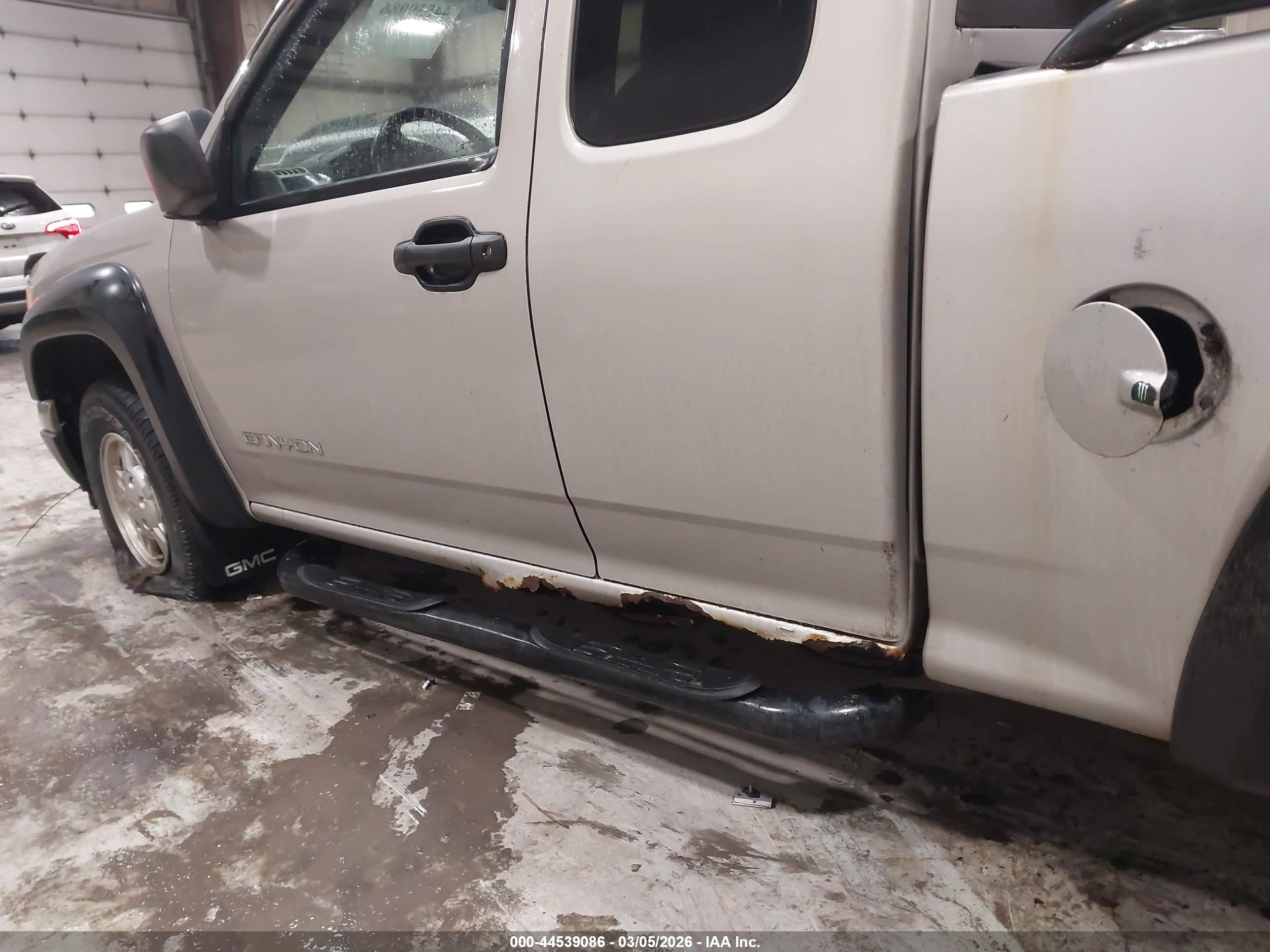 2005 Gmc Canyon Sle Tan vin: 1GTCS196858123736