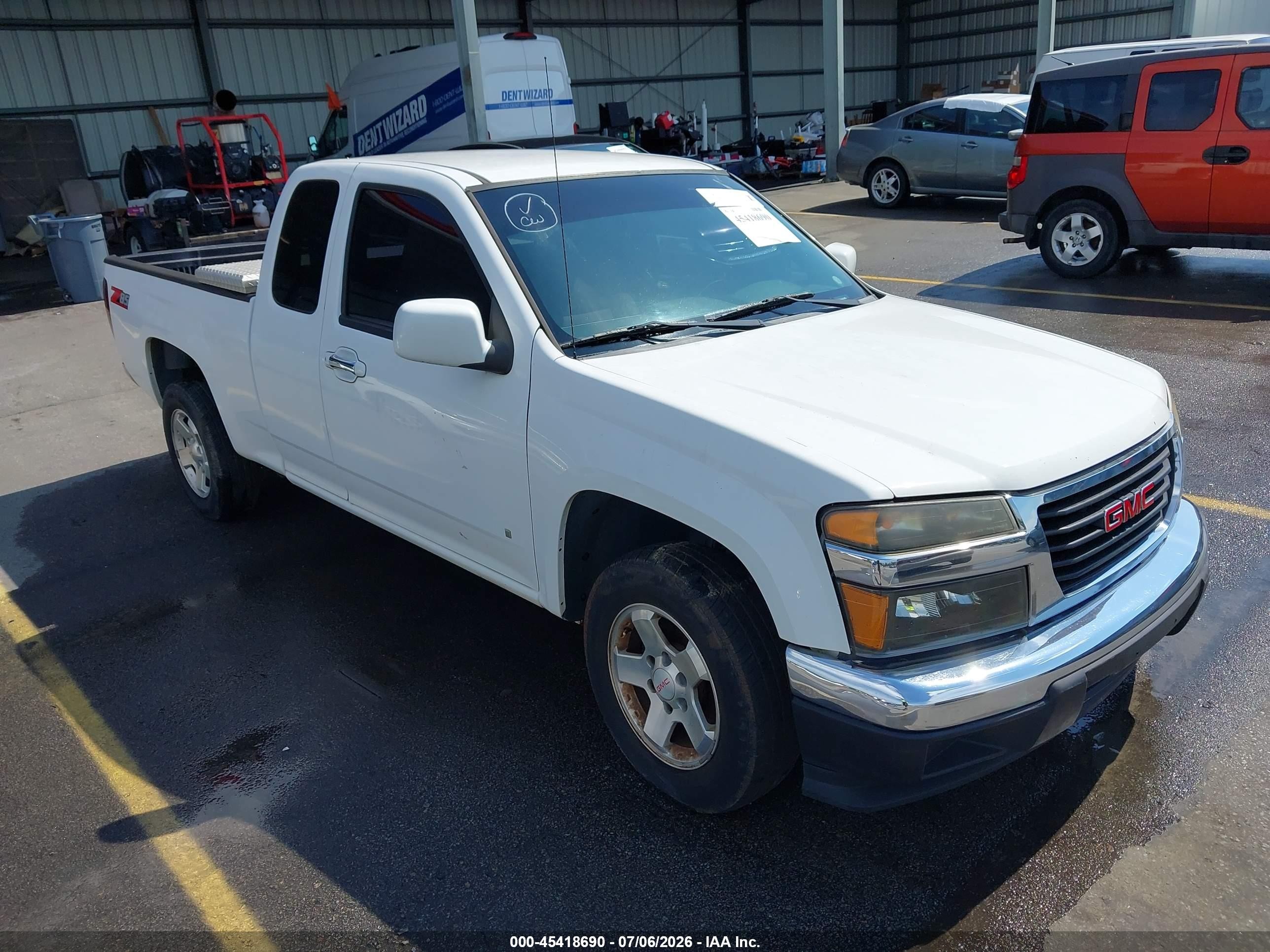 2009 Gmc Canyon Work Truck White vin: 1GTCS199298109444