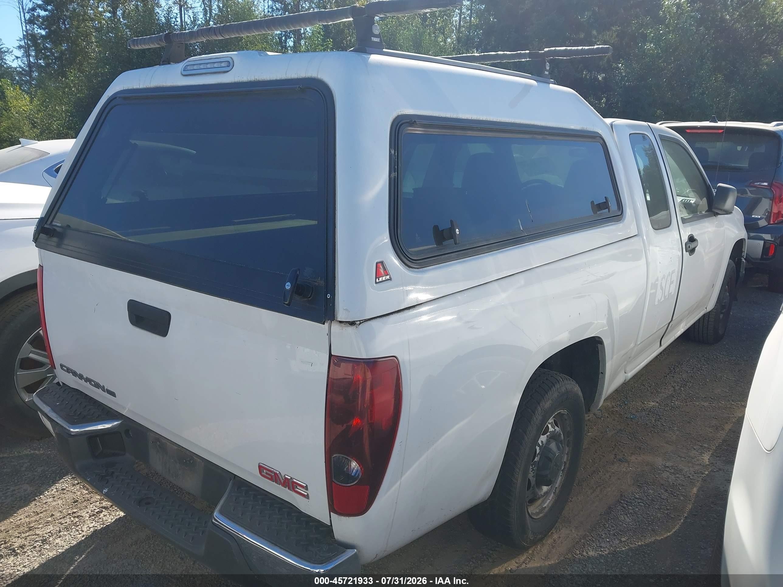 2008 Gmc Canyon Yc1 White vin: 1GTCS199788134225