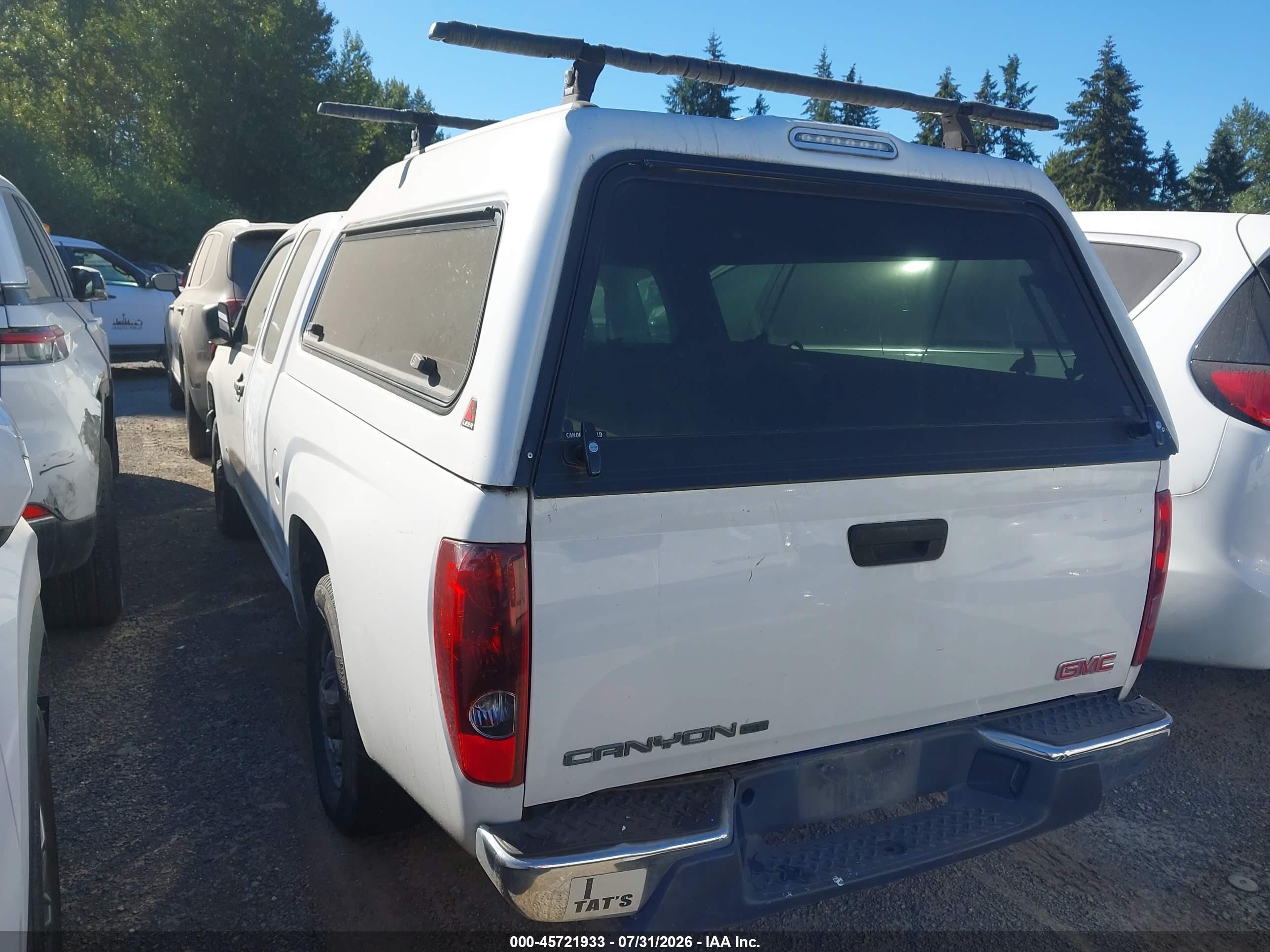 2008 Gmc Canyon Yc1 White vin: 1GTCS199788134225
