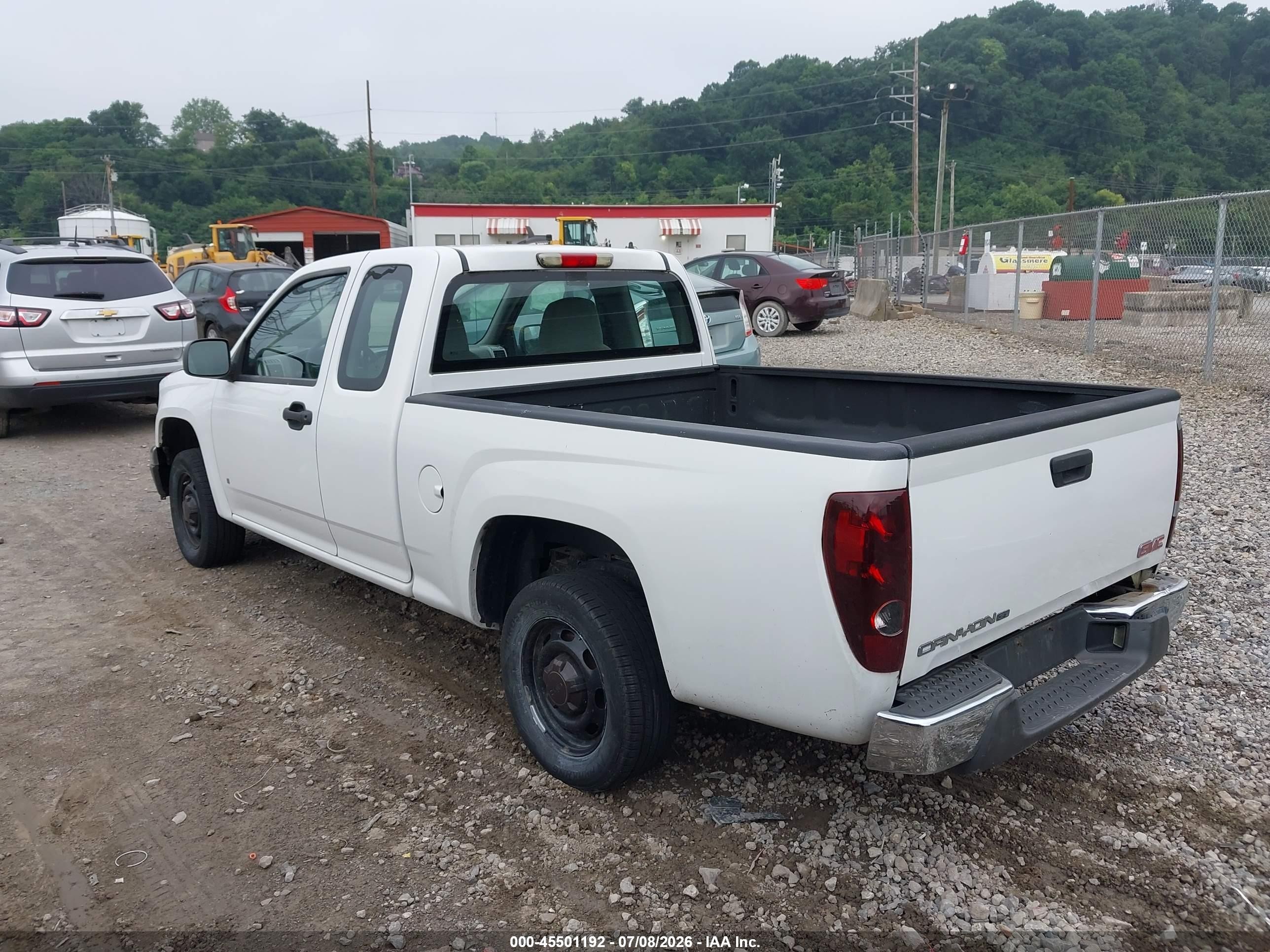 2008 Gmc Canyon Yc1 White vin: 1GTCS199888107132