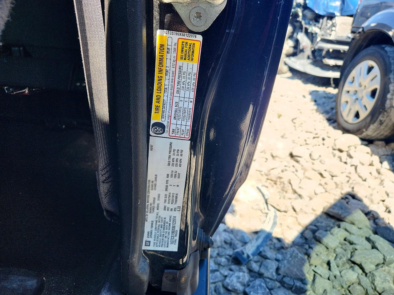 2008 Gmc Canyon Black vin: 1GTCS199X88122974