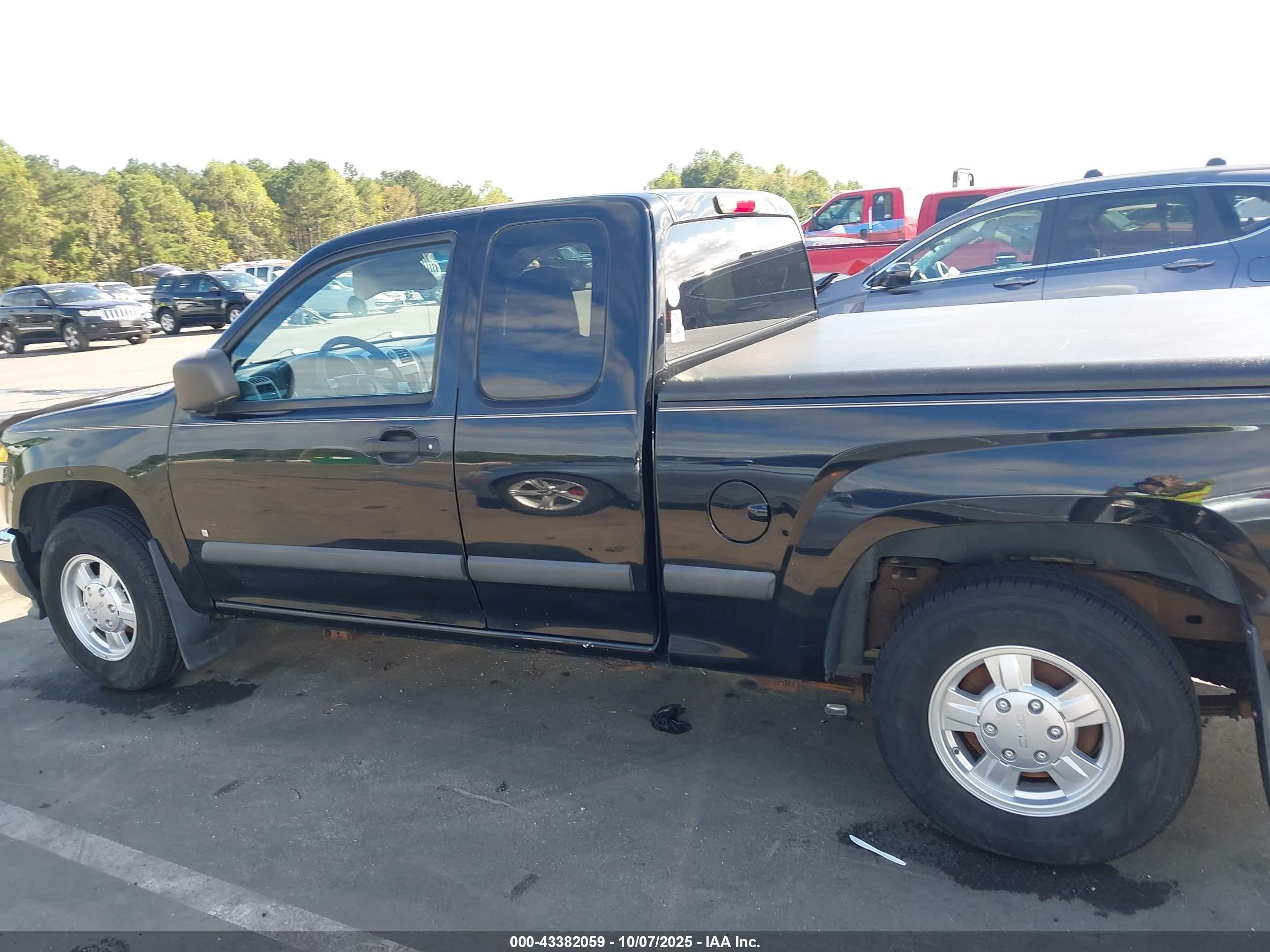 2007 Gmc Canyon Sle1 Black vin: 1GTCS19E678208827
