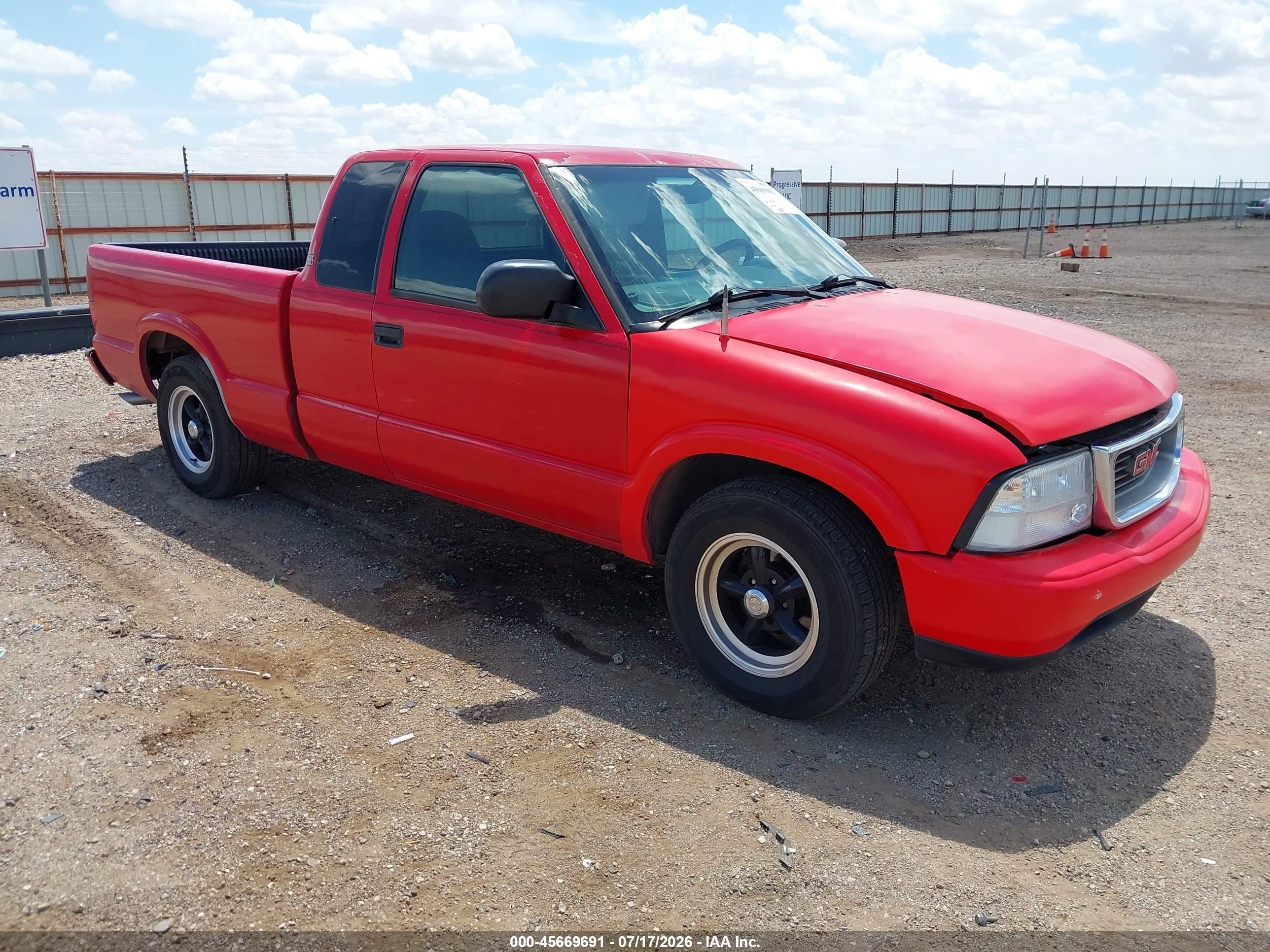 2002 Gmc Sonoma Sls Красный vin: 1GTCS19W028181822
