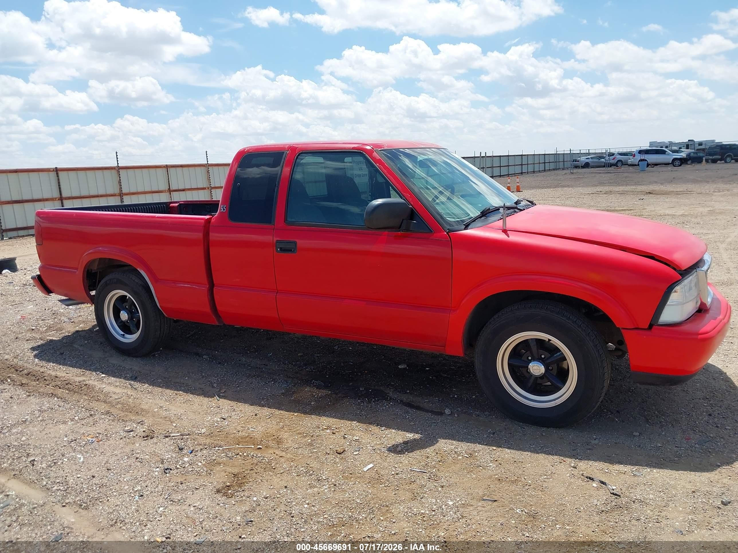 2002 Gmc Sonoma Sls Red vin: 1GTCS19W028181822