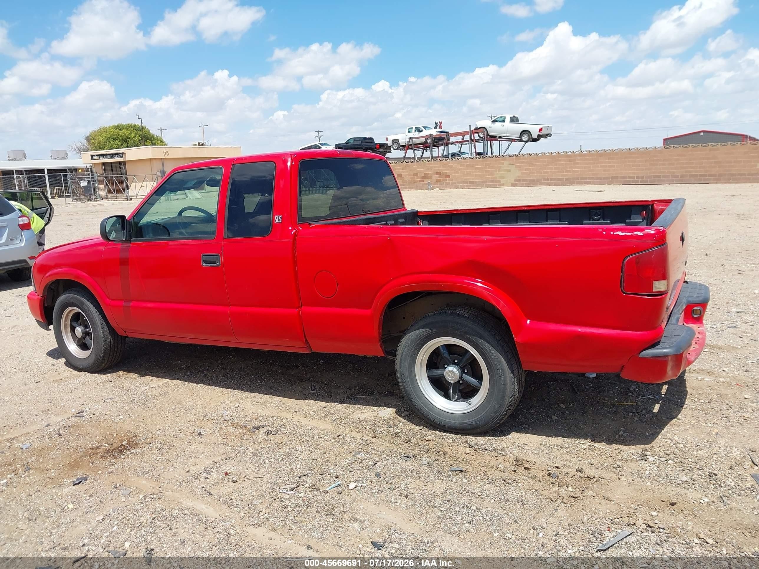 2002 Gmc Sonoma Sls Red vin: 1GTCS19W028181822