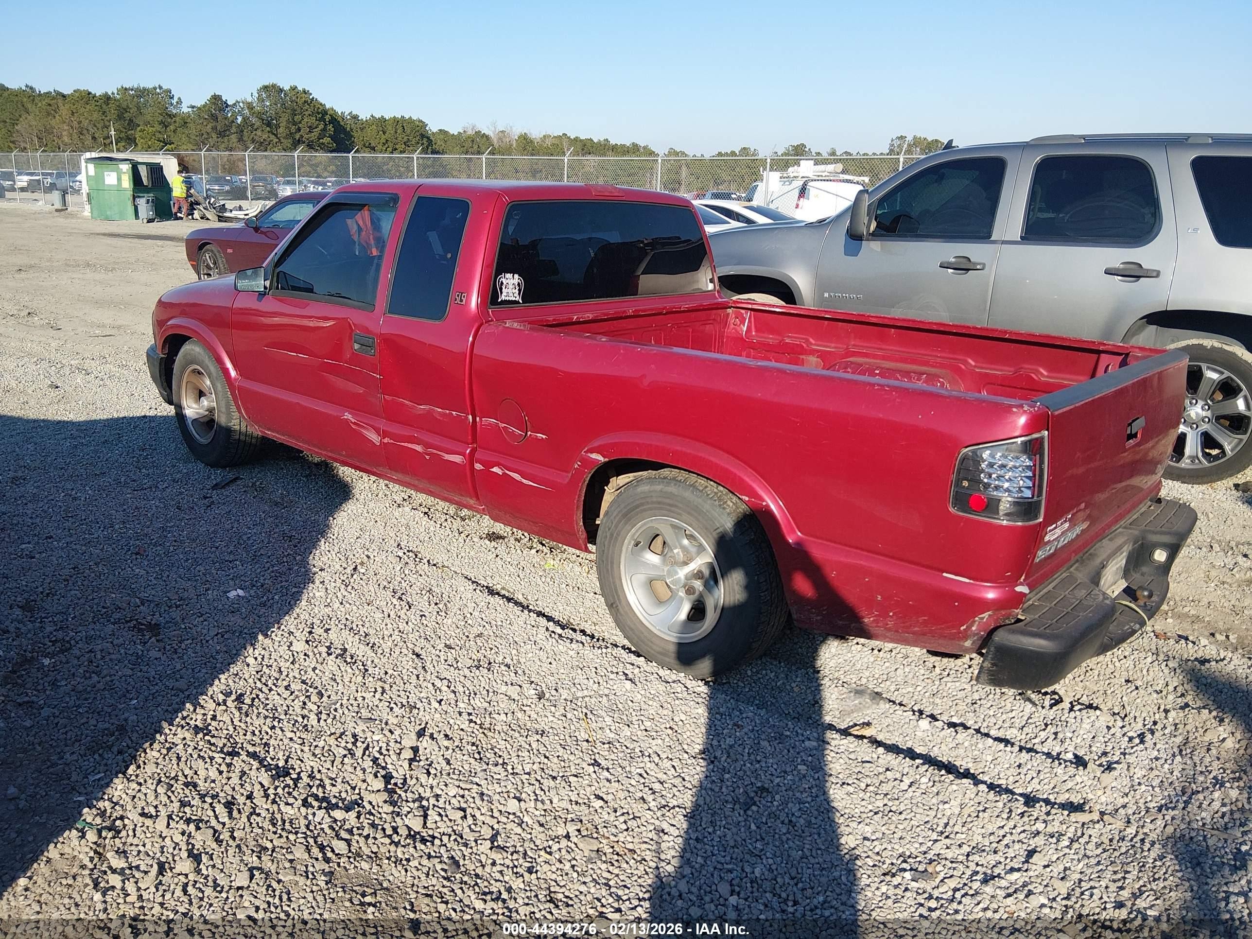 2001 Gmc Sonoma Sls Red vin: 1GTCS19W118236387