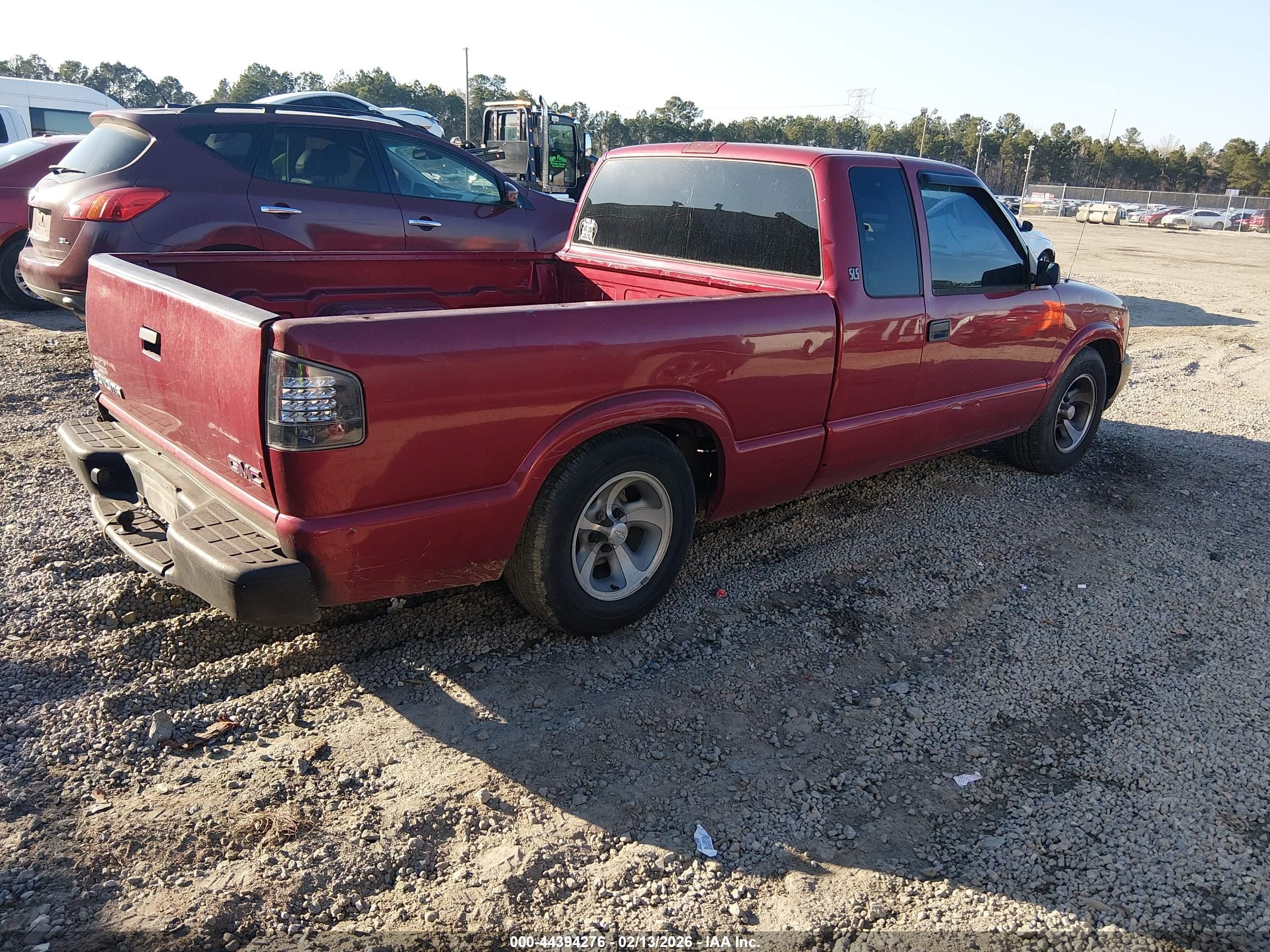 2001 Gmc Sonoma Sls Red vin: 1GTCS19W118236387