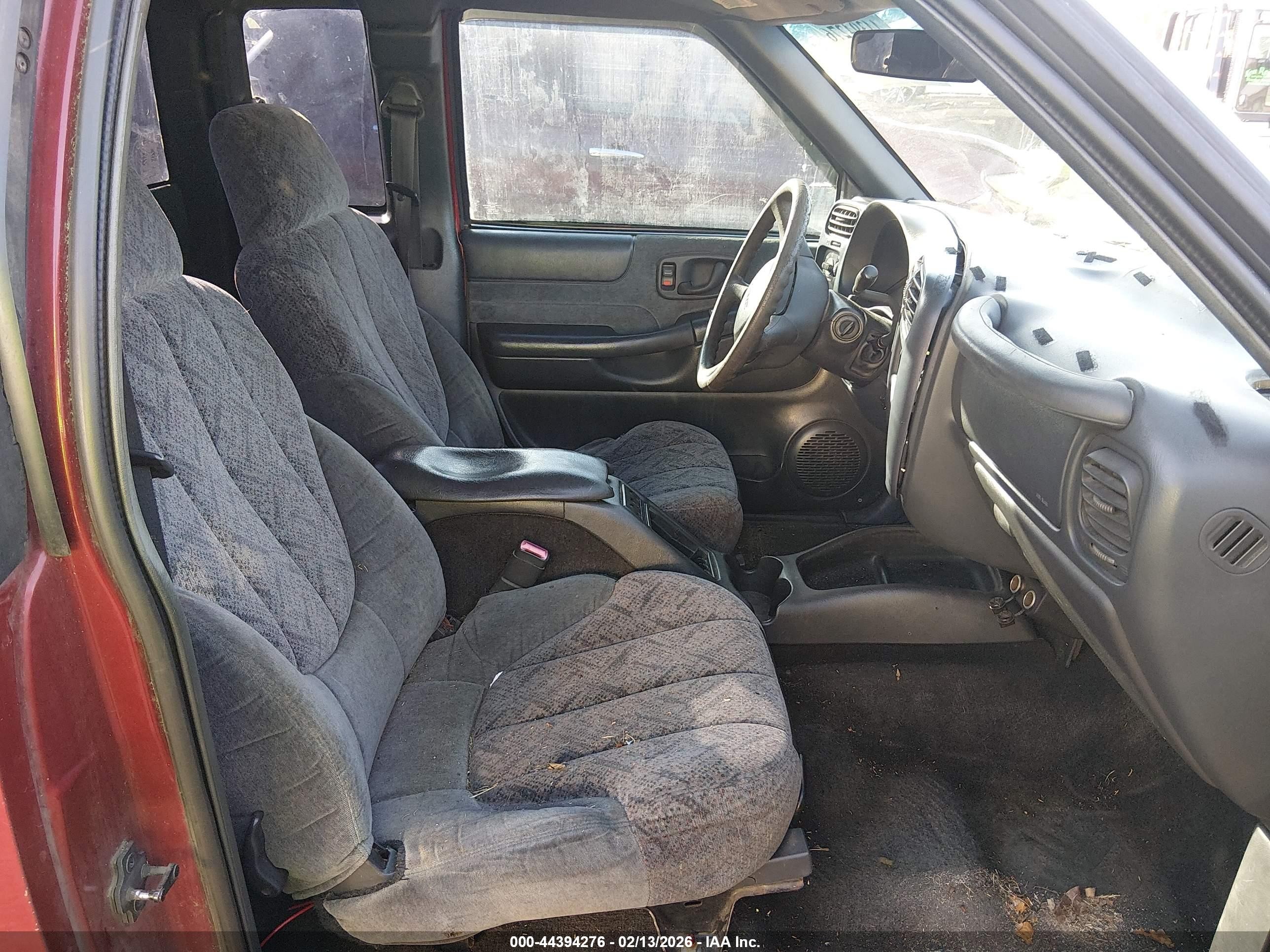 2001 Gmc Sonoma Sls Red vin: 1GTCS19W118236387