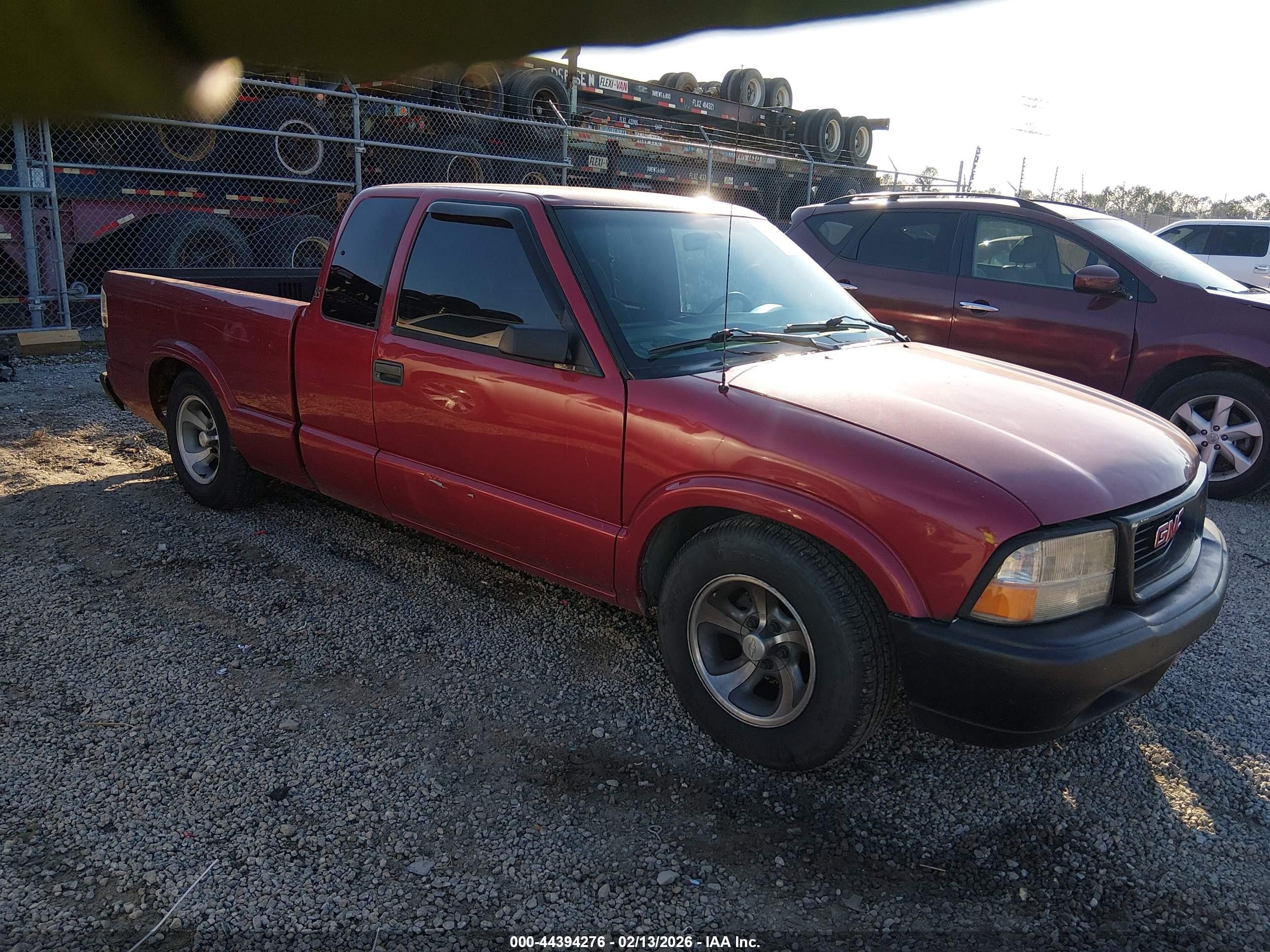 2001 Gmc Sonoma Sls Red vin: 1GTCS19W118236387