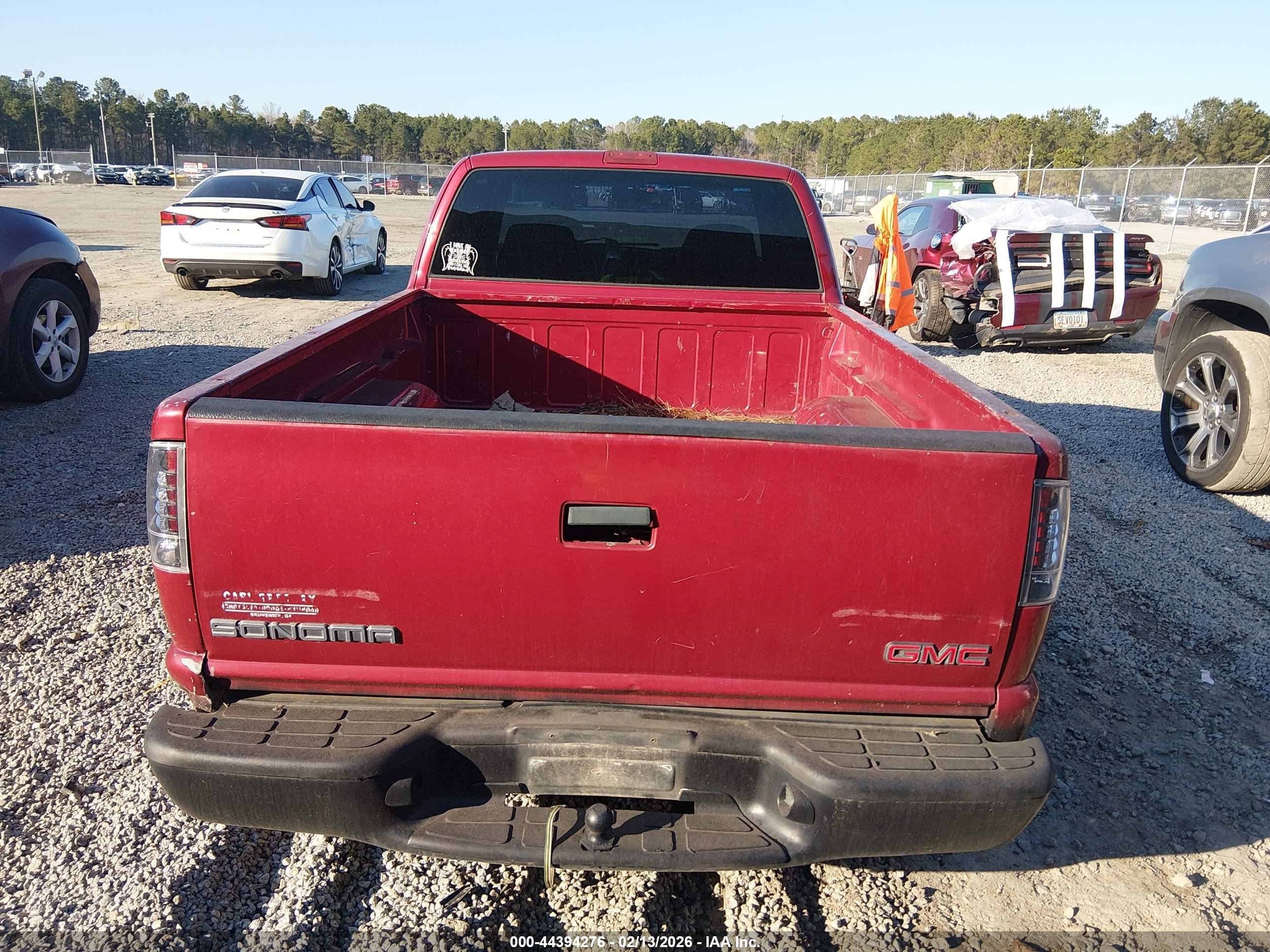 2001 Gmc Sonoma Sls Red vin: 1GTCS19W118236387