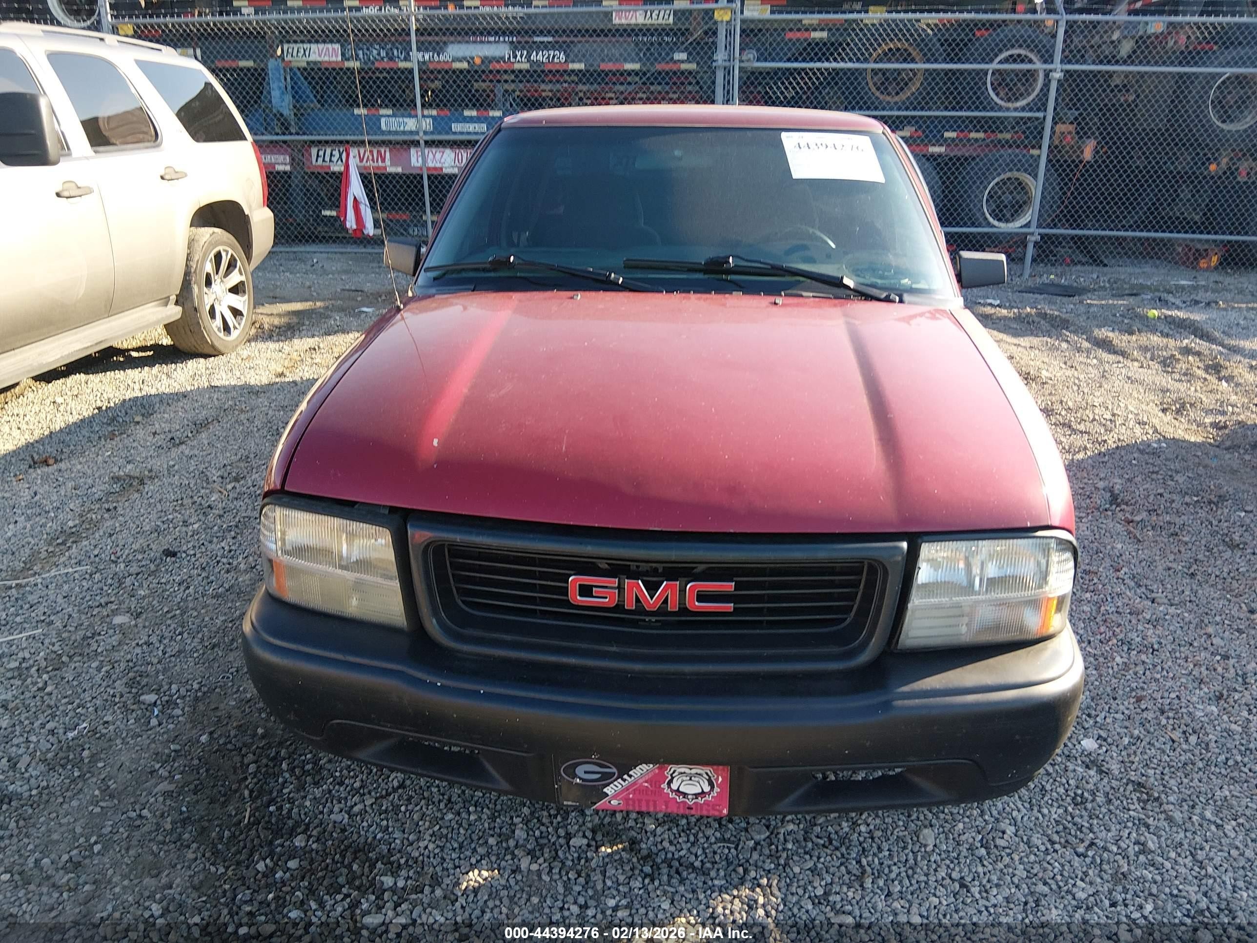 2001 Gmc Sonoma Sls Red vin: 1GTCS19W118236387