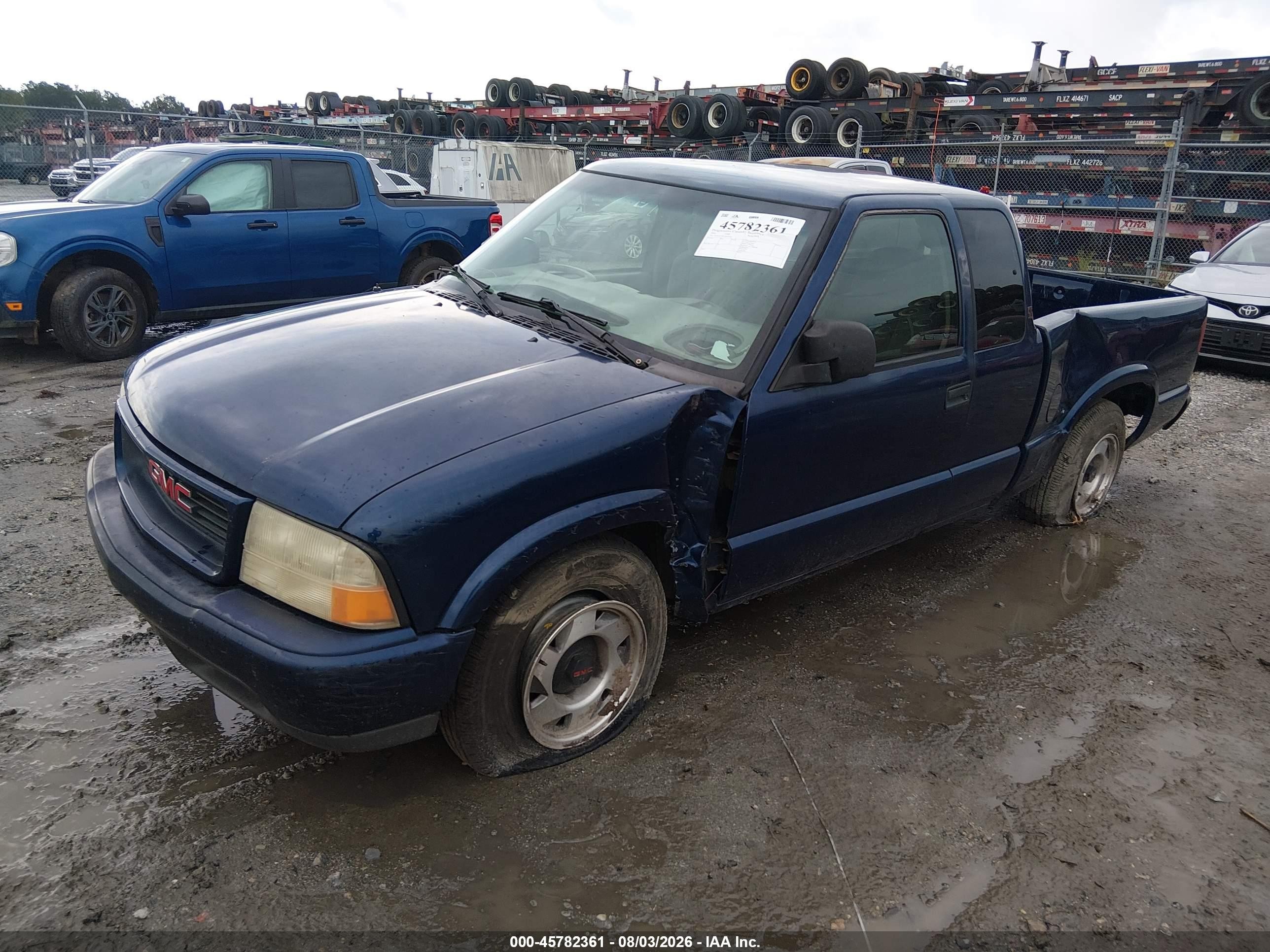 2001 Gmc Sonoma Sls Blue vin: 1GTCS19W218113505