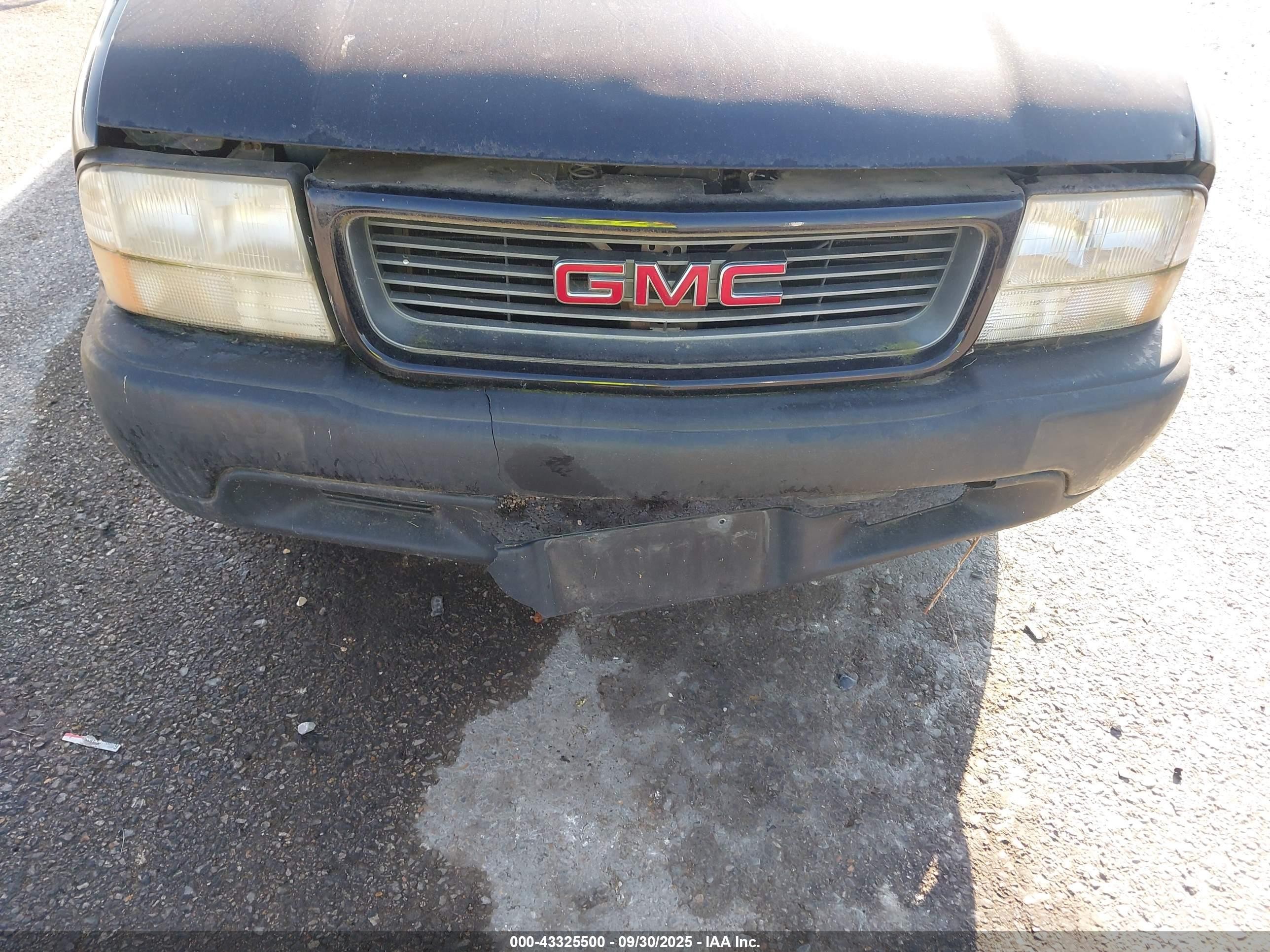2000 Gmc Sonoma Sls Черный vin: 1GTCS19W2Y8251748