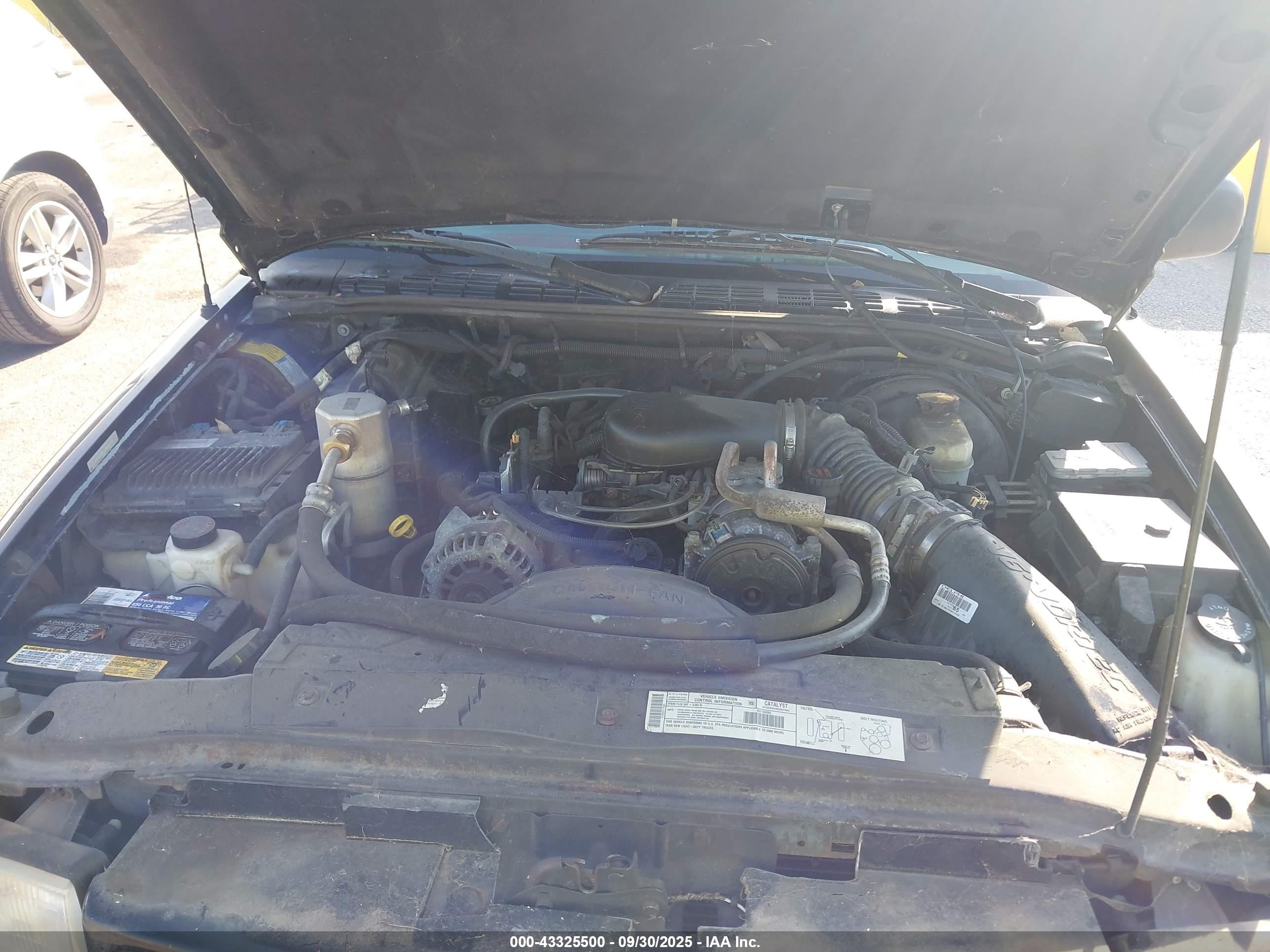 2000 Gmc Sonoma Sls Черный vin: 1GTCS19W2Y8251748