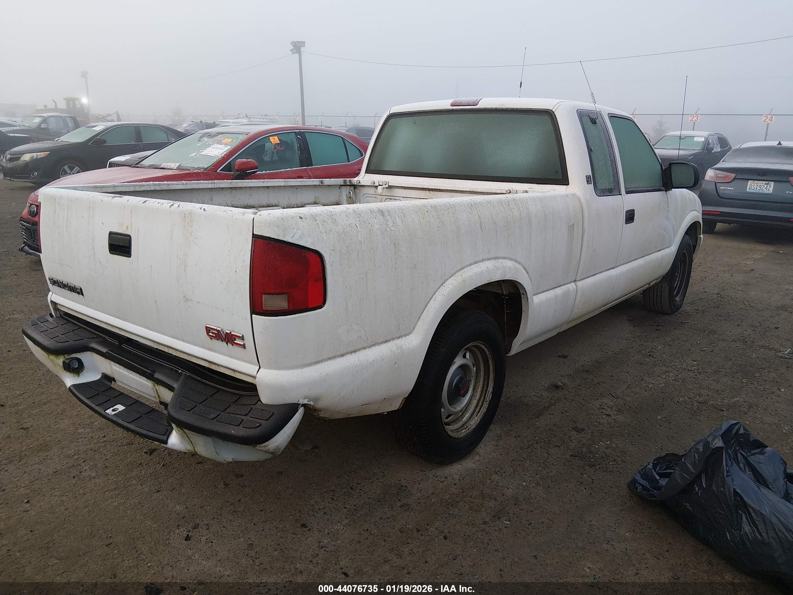 2001 Gmc Sonoma Sl White vin: 1GTCS19W518217311