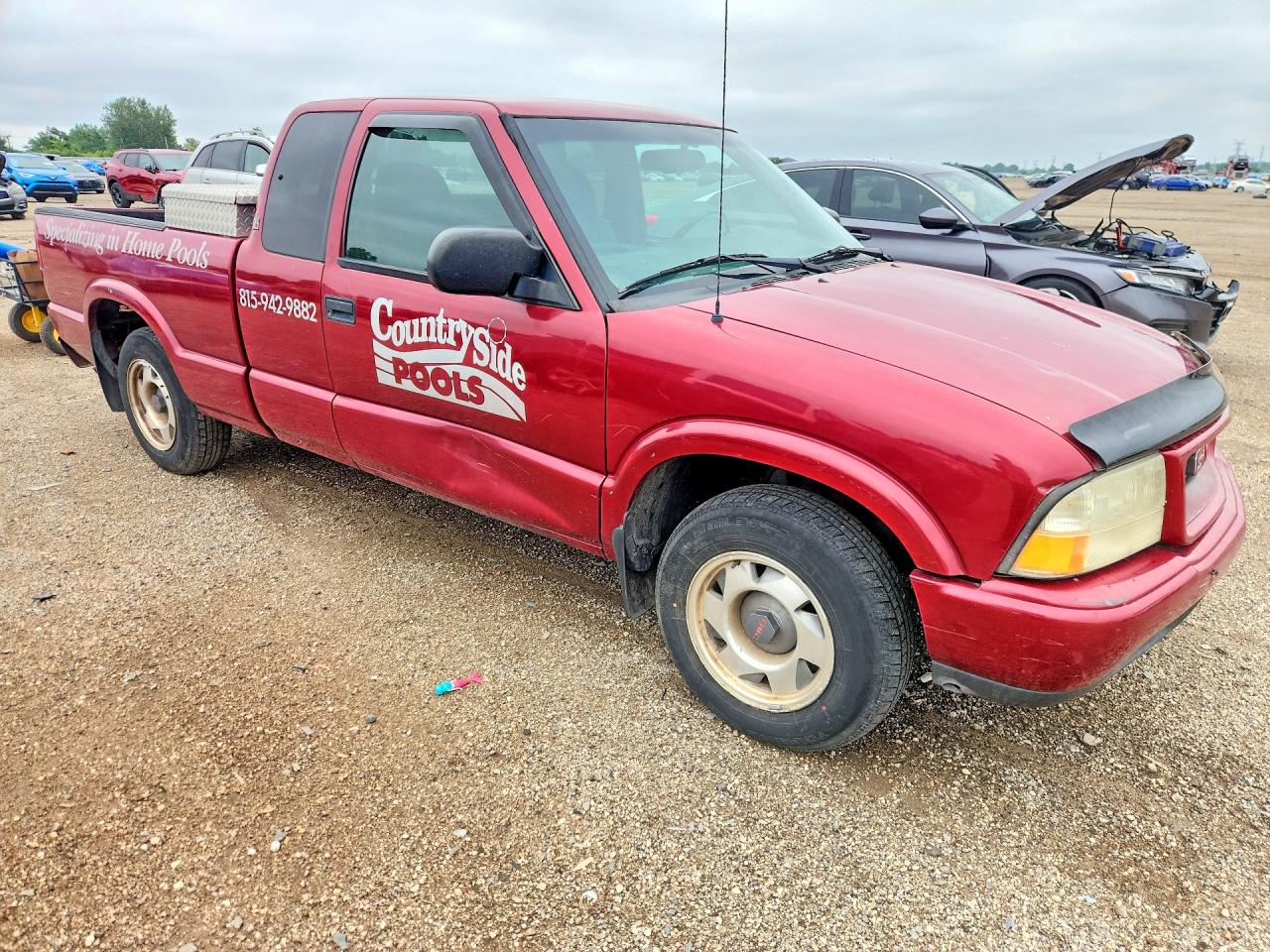 2001 Gmc Sonoma Burgundy vin: 1GTCS19W518255105