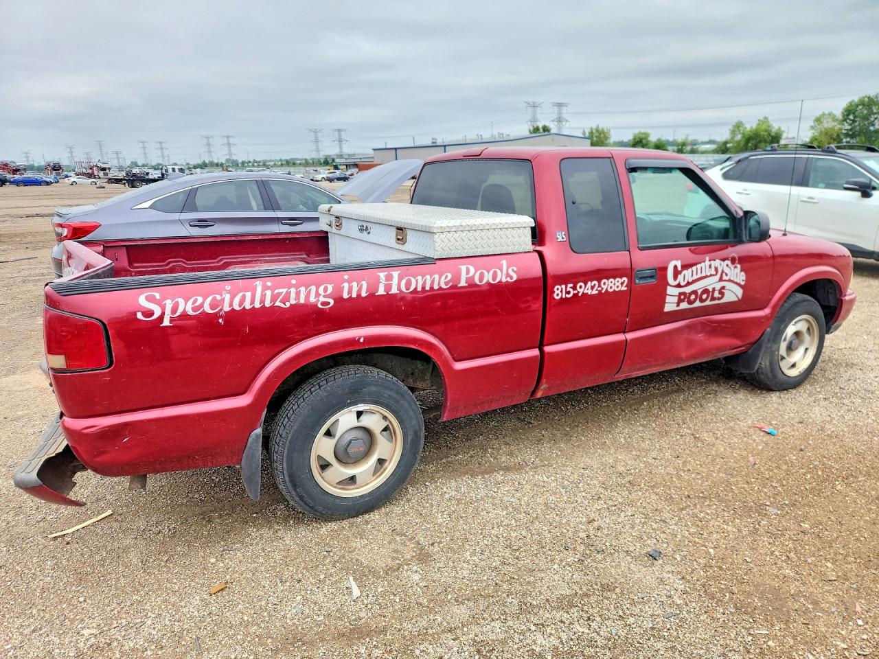 2001 Gmc Sonoma Burgundy vin: 1GTCS19W518255105