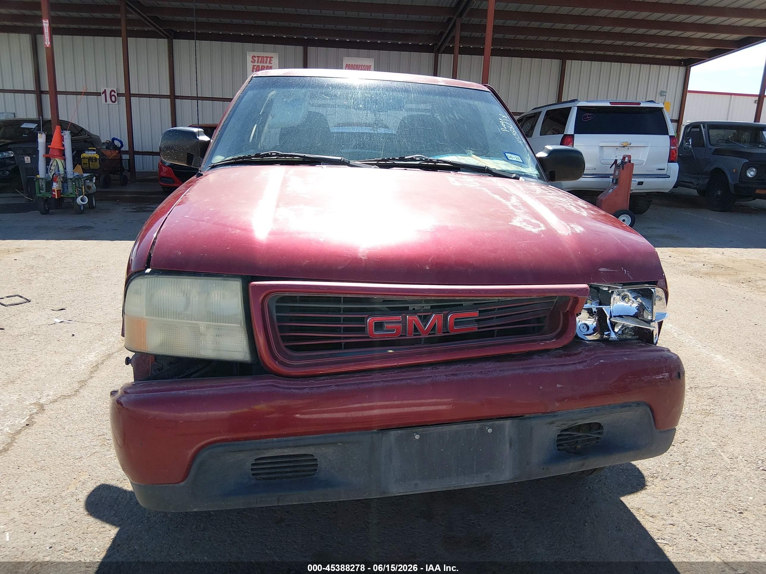 2001 Gmc Sonoma Sls Red vin: 1GTCS19W618196470