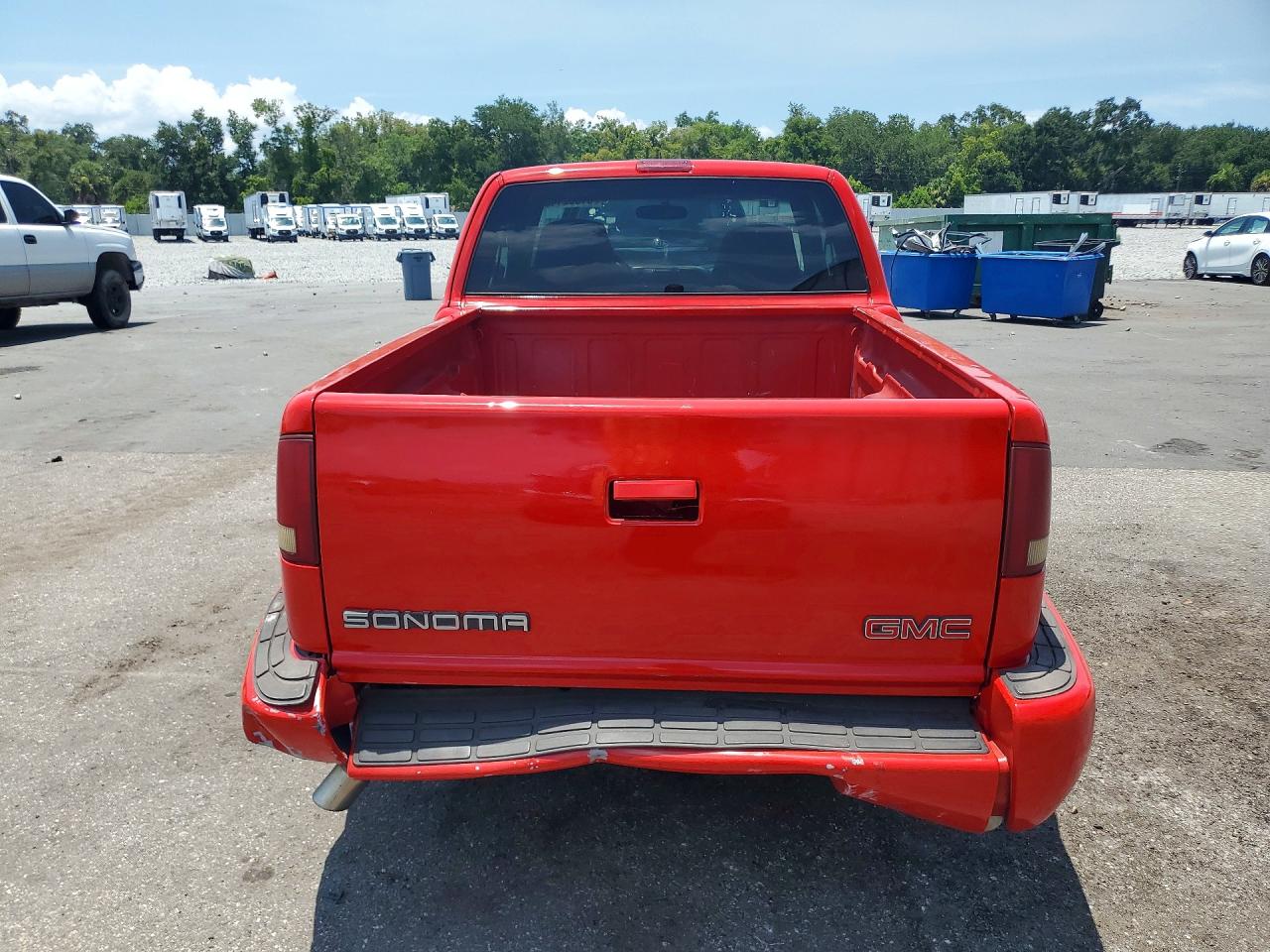 2002 Gmc Sonoma Red vin: 1GTCS19W628250075