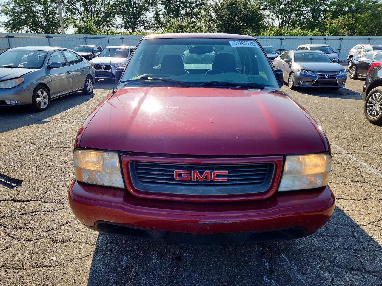 2001 Gmc Sonoma Красный vin: 1GTCS19W718145866