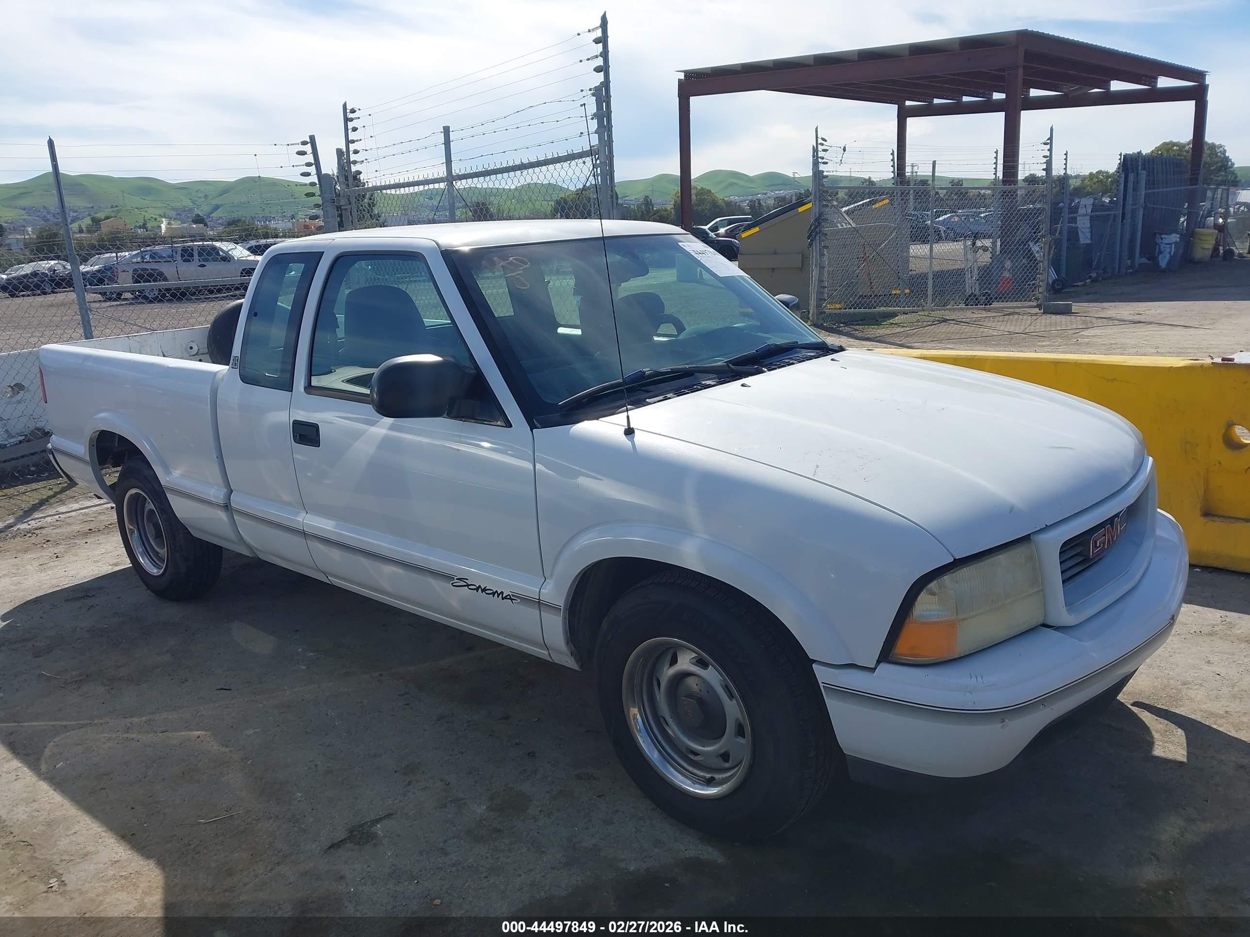 1999 Gmc Sonoma Sls White vin: 1GTCS19W7XK507819