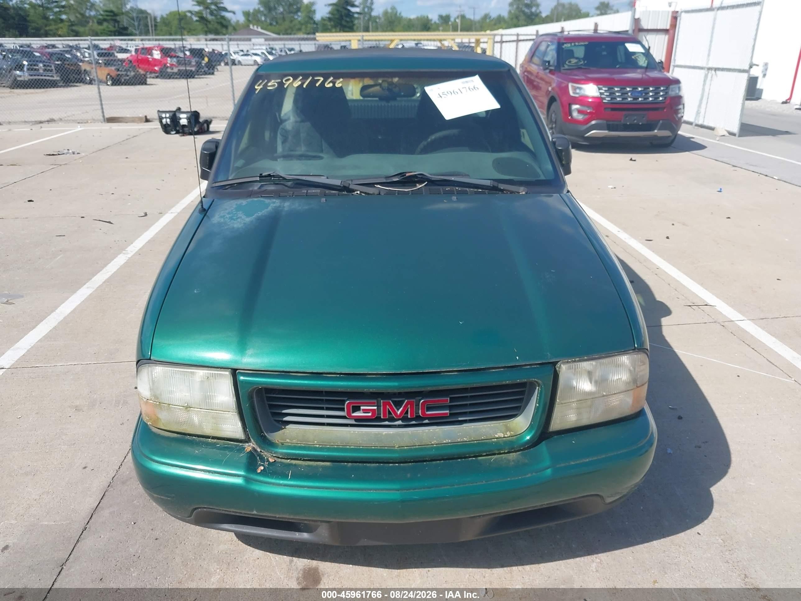 2000 Gmc Sonoma Sls Зеленый vin: 1GTCS19W7Y8145103