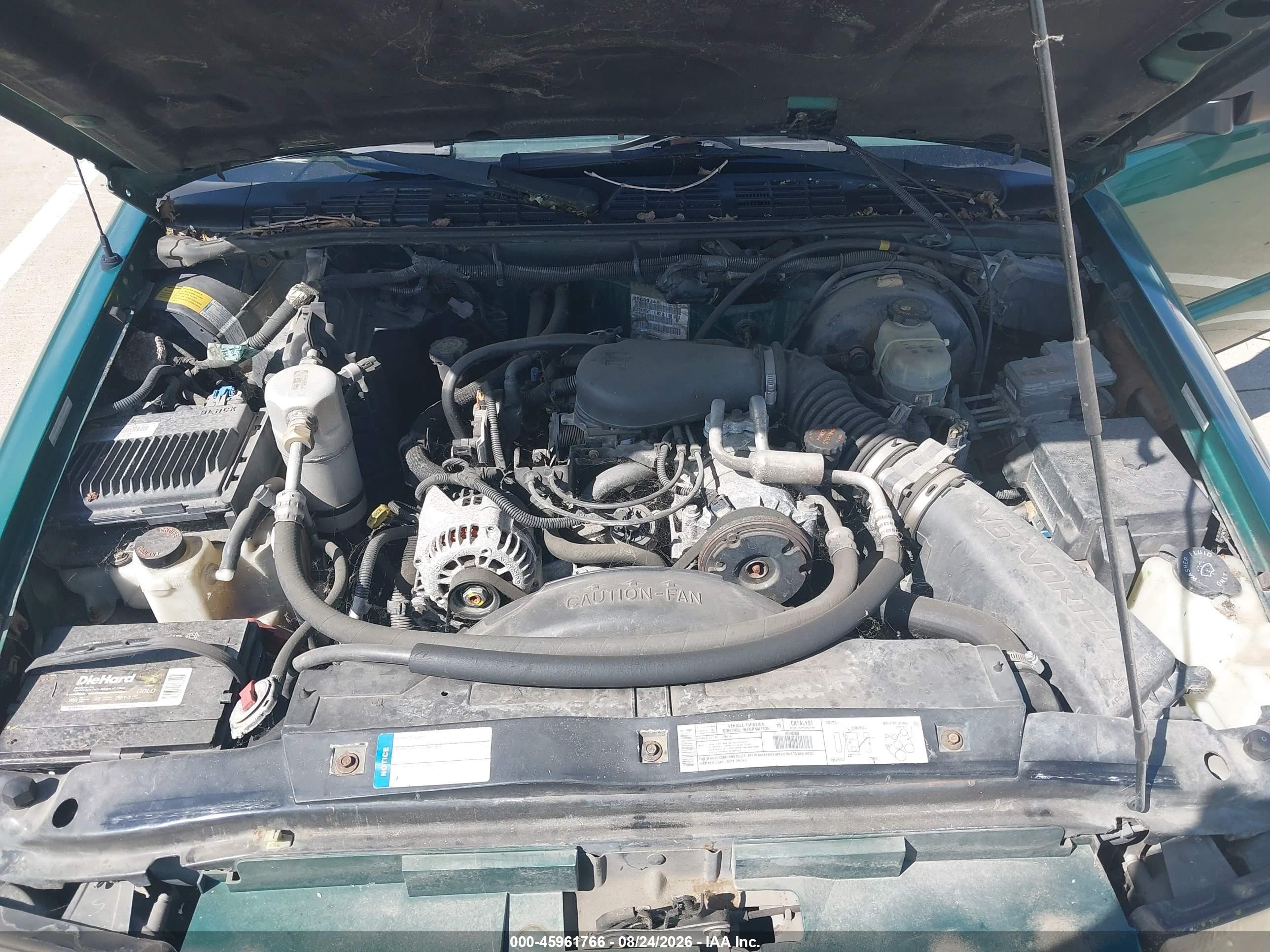 2000 Gmc Sonoma Sls Зеленый vin: 1GTCS19W7Y8145103