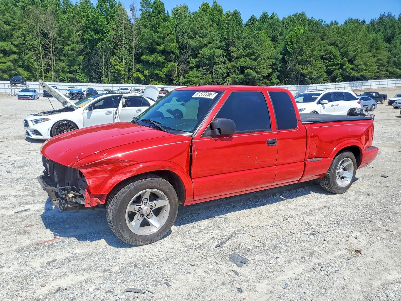 2002 Gmc Sonoma Red vin: 1GTCS19W828103580