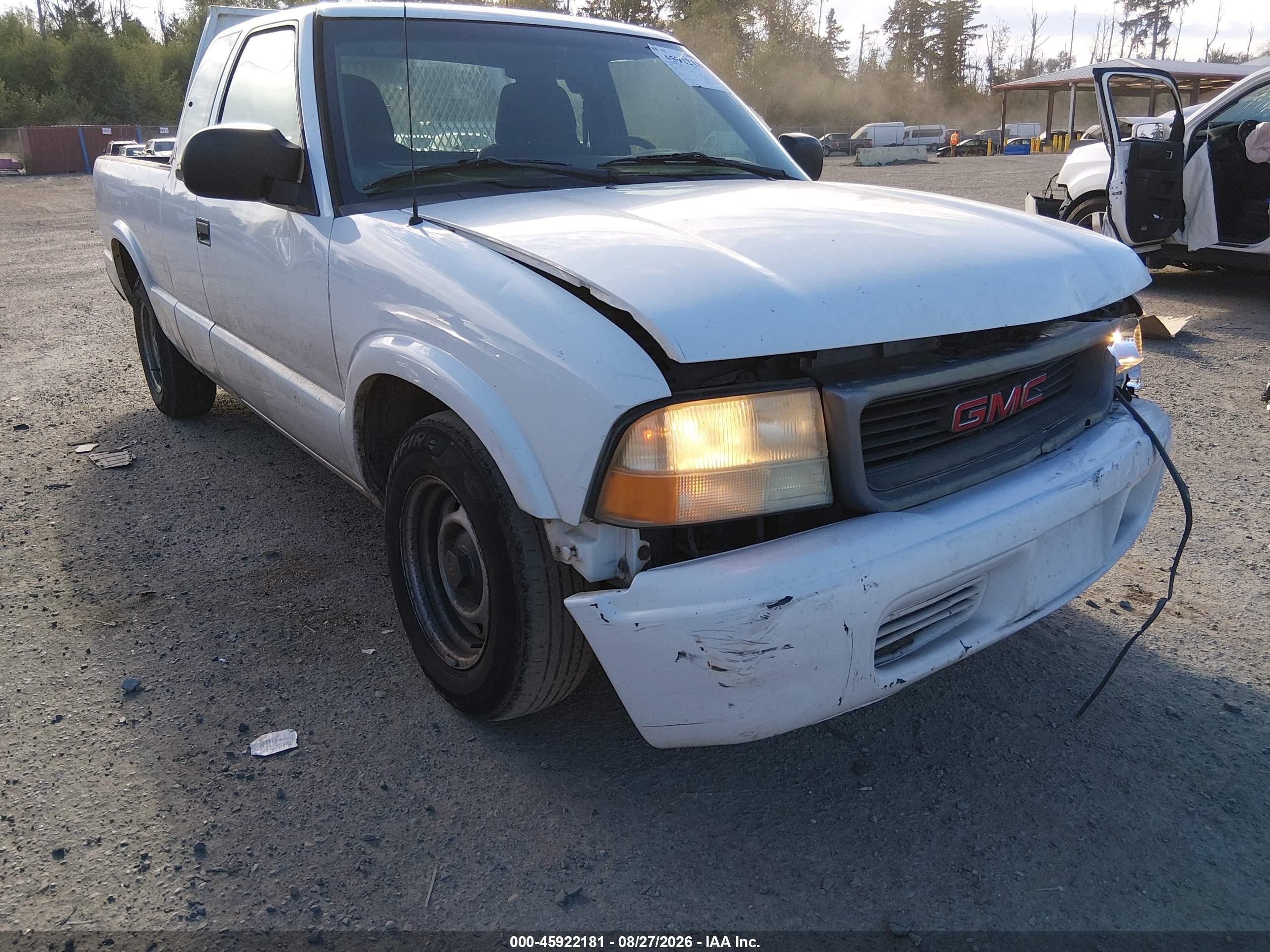 2002 Gmc Sonoma Sl Fleet White vin: 1GTCS19W828212038