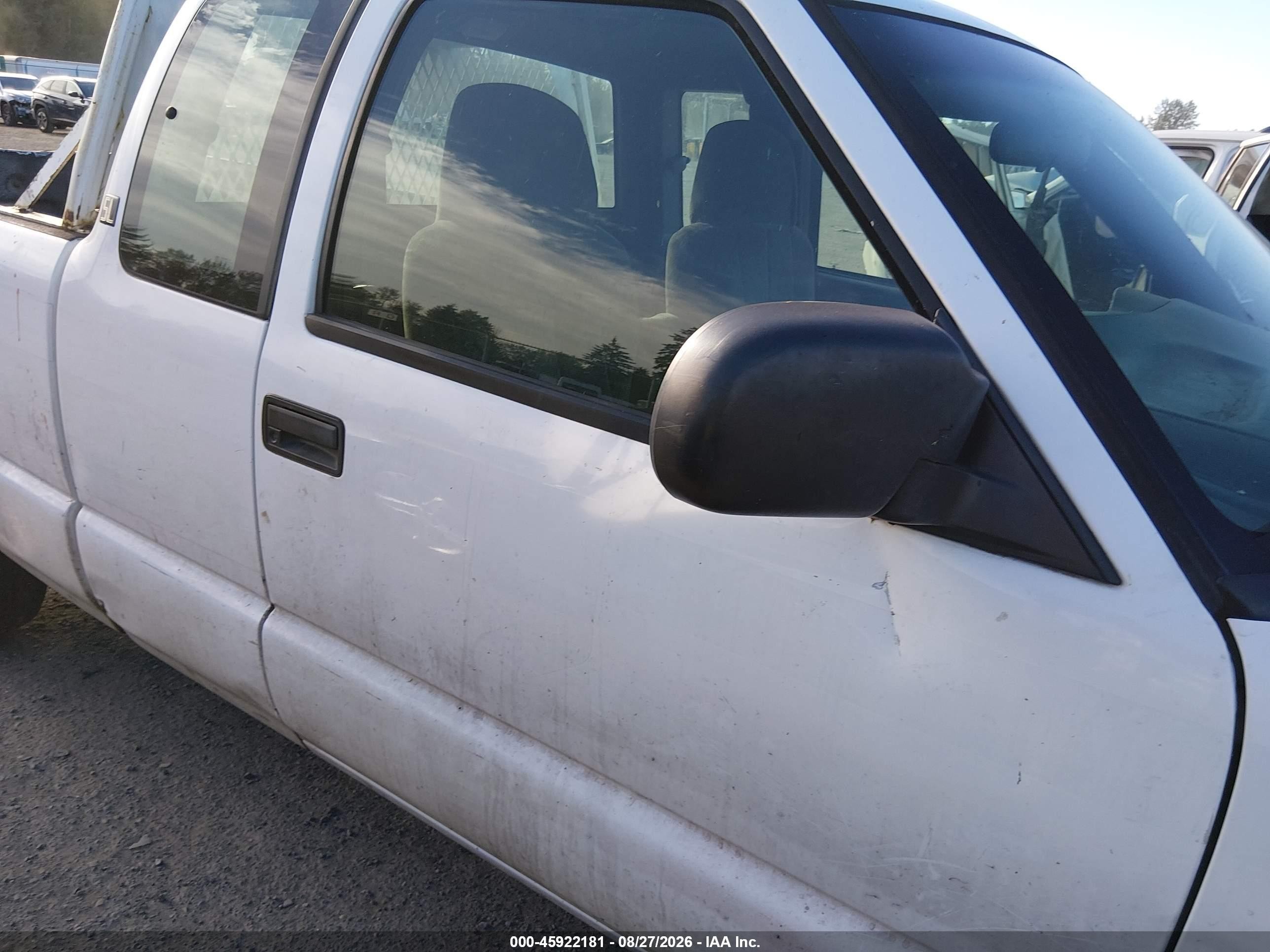 2002 Gmc Sonoma Sl Fleet White vin: 1GTCS19W828212038