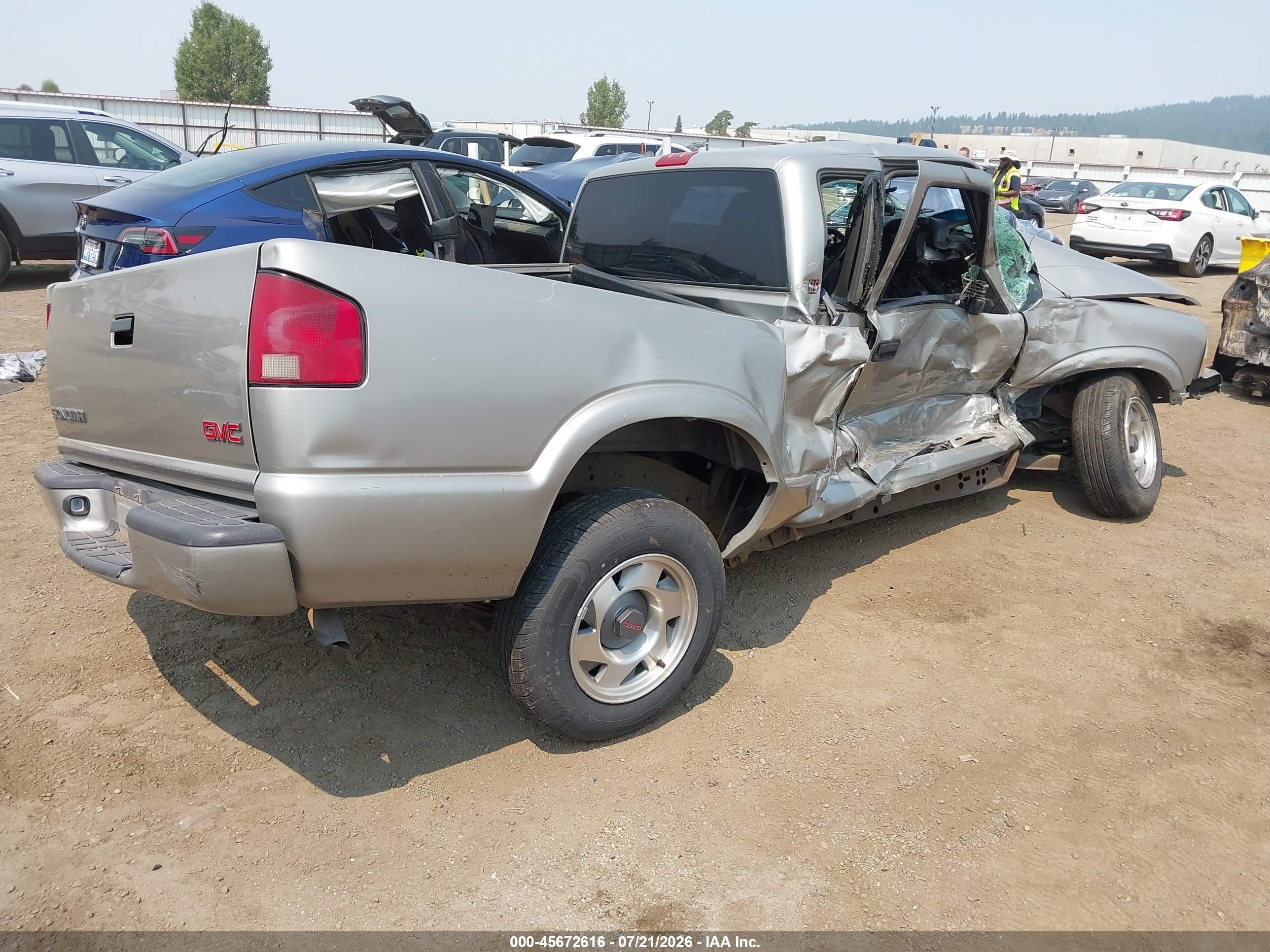 2001 Gmc Sonoma Sls Pewter vin: 1GTCS19W918234208