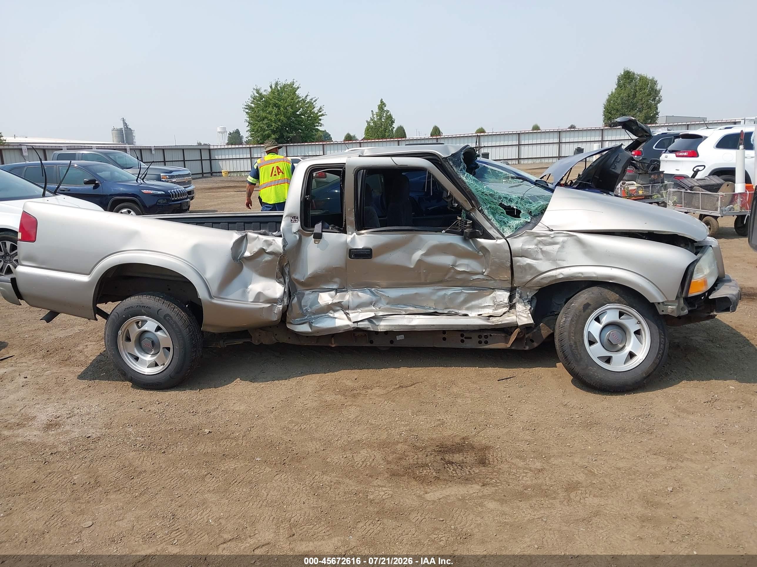 2001 Gmc Sonoma Sls Pewter vin: 1GTCS19W918234208