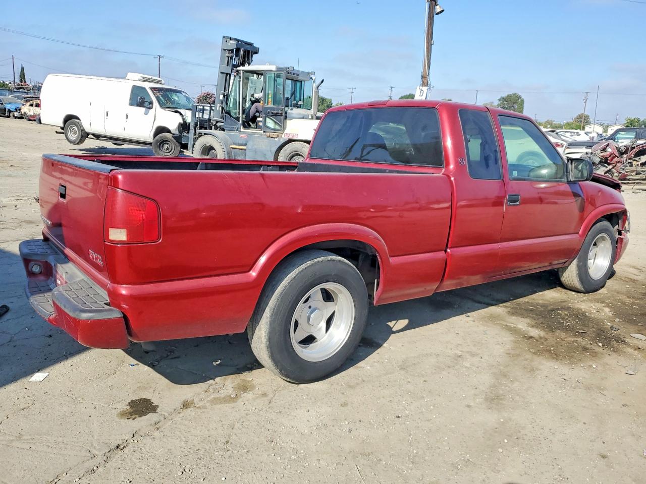 2003 Gmc Sonoma Burgundy vin: 1GTCS19X138154932