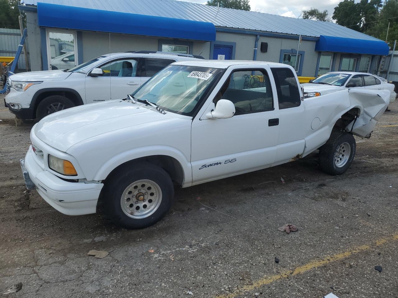 1996 Gmc Sonoma White vin: 1GTCS19X1TK528426
