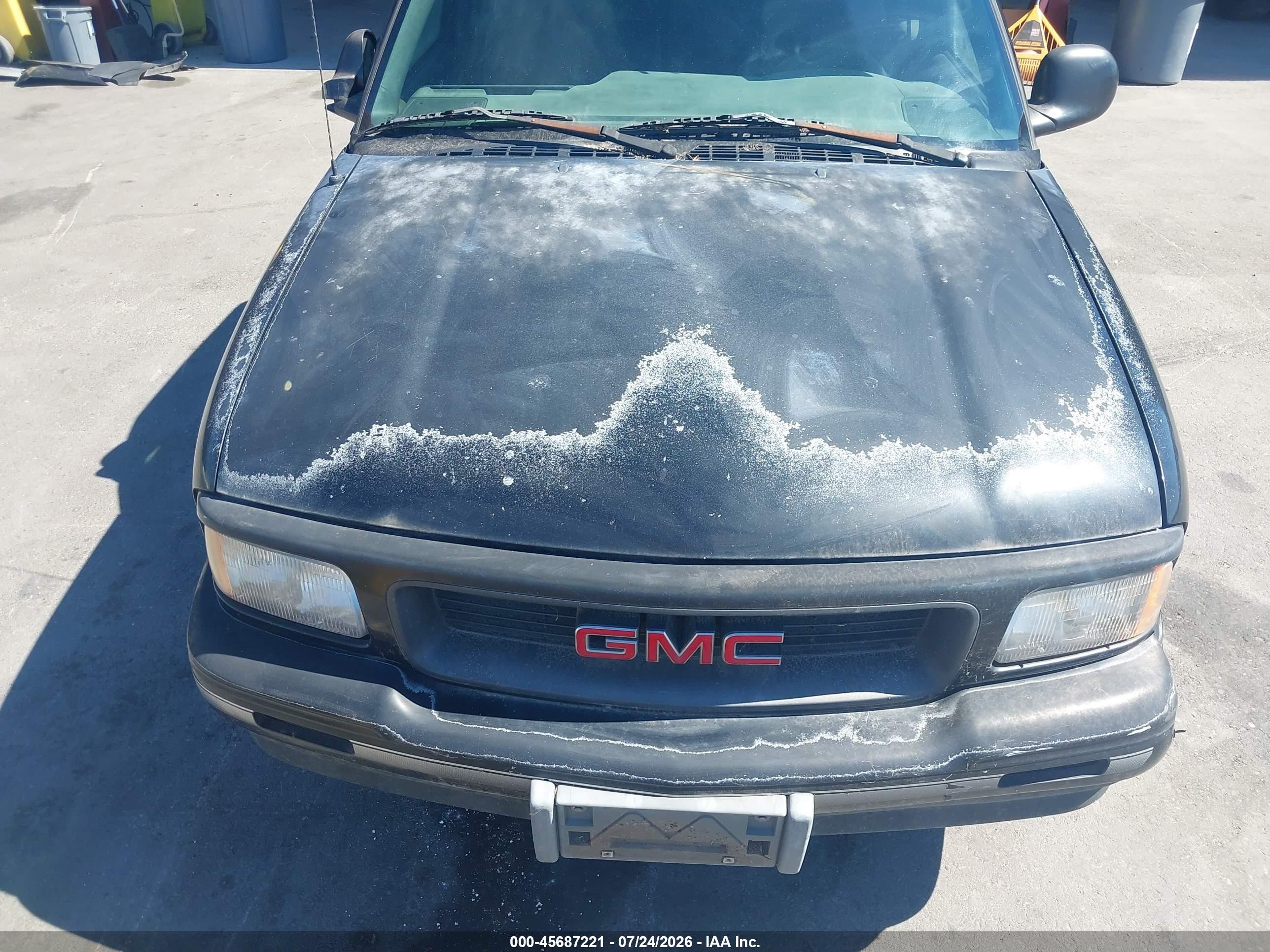 1997 Gmc Sonoma Sls Black vin: 1GTCS19X2V8522795