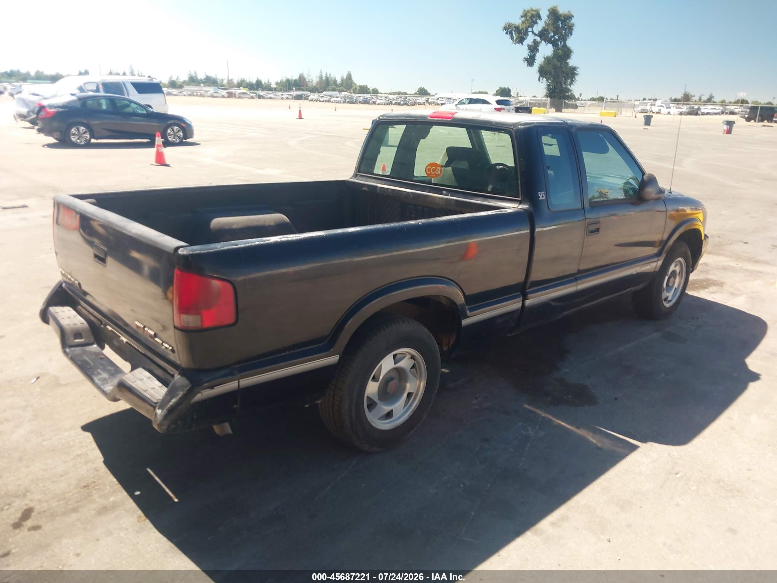 1997 Gmc Sonoma Sls Black vin: 1GTCS19X2V8522795