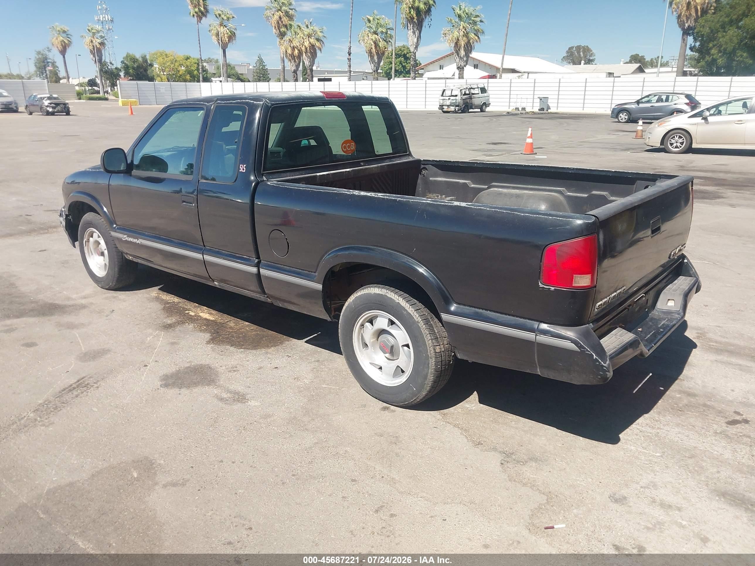 1997 Gmc Sonoma Sls Black vin: 1GTCS19X2V8522795