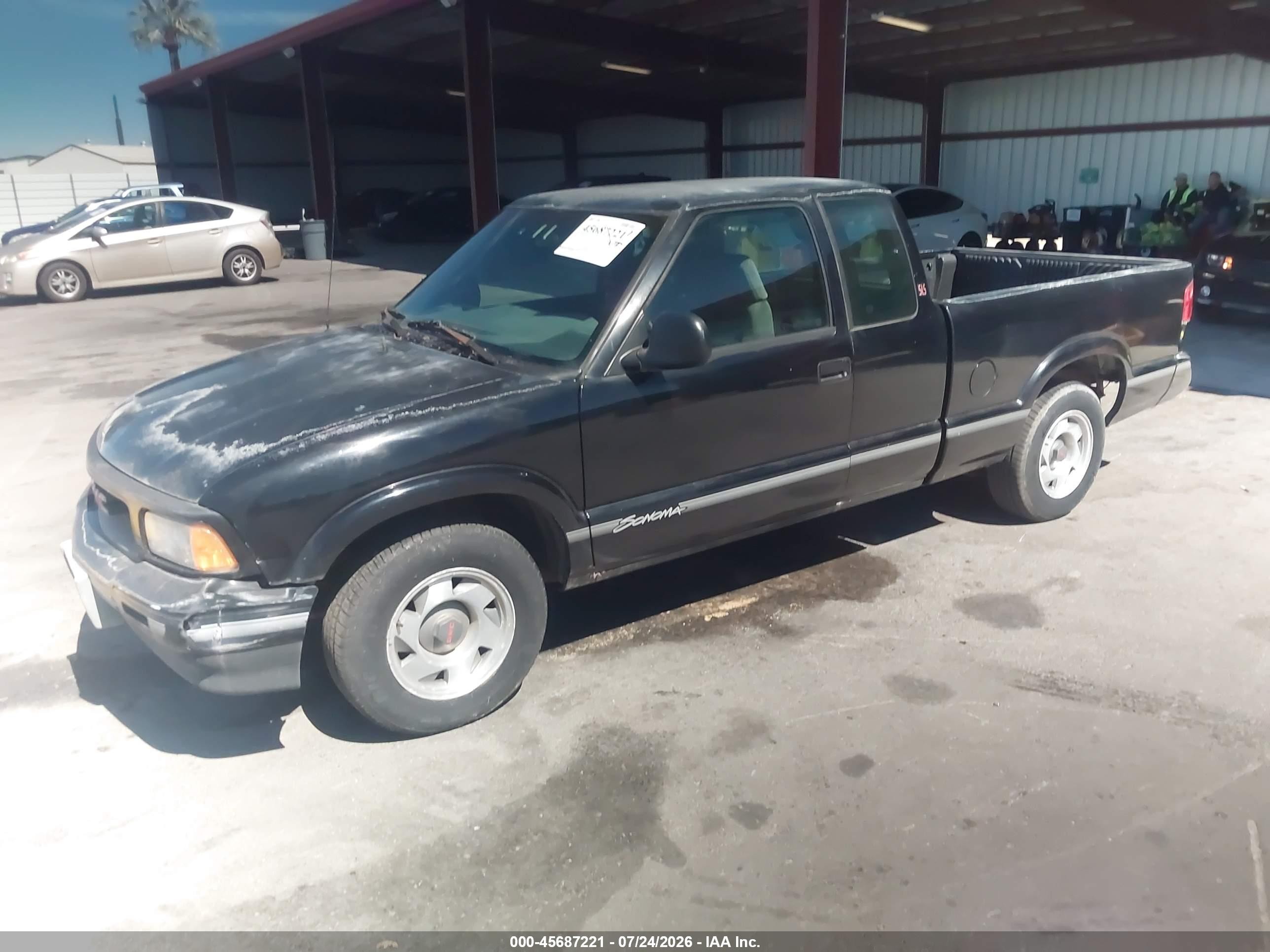 1997 Gmc Sonoma Sls Black vin: 1GTCS19X2V8522795